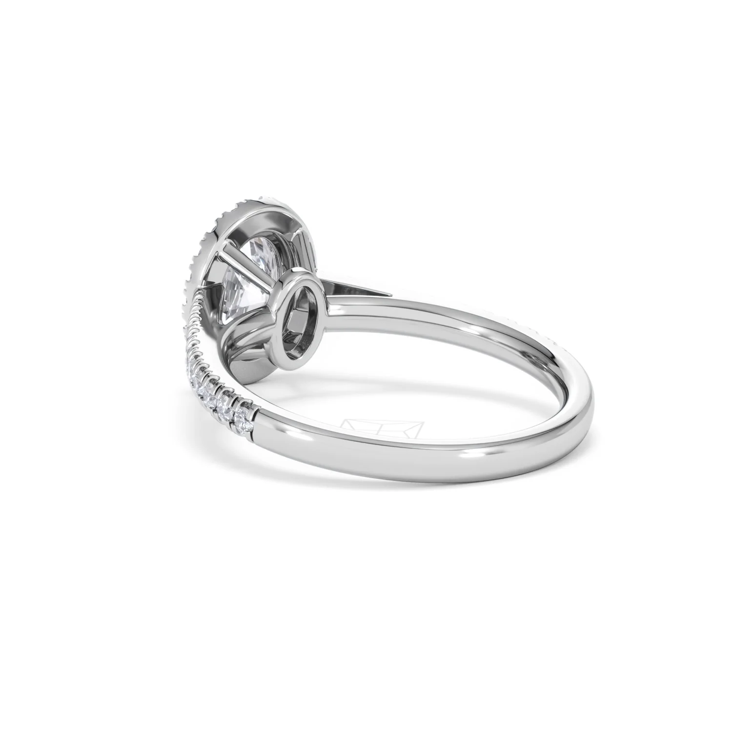 Georgina GIA Oval Diamond Halo Engagement Ring 18KW Gold 1.55ct G/VS1 - Image 56