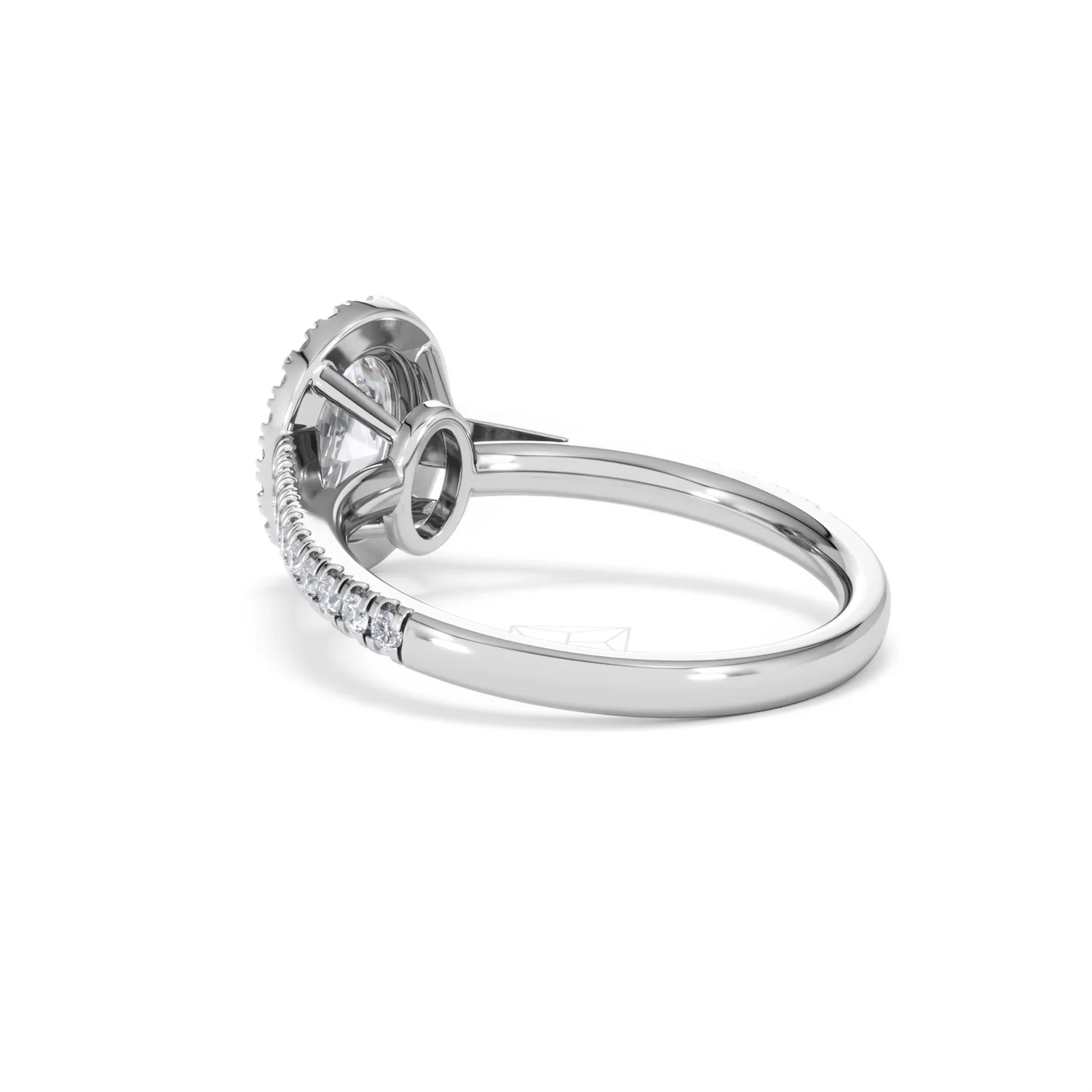 Georgina GIA Oval Diamond Halo Engagement Ring 18KW Gold 1.55ct G/VS1 - Image 57