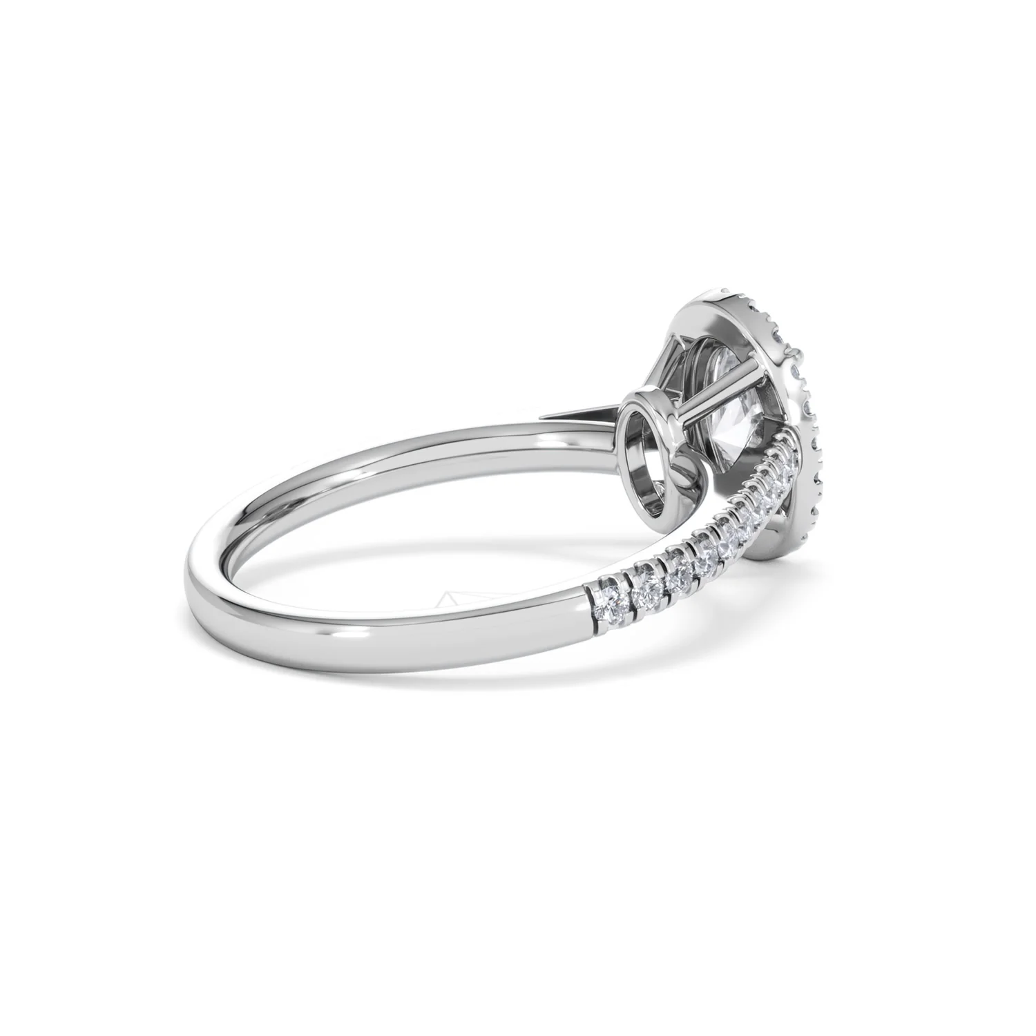Georgina Lab Oval Diamond Halo Engagement Ring Platinum 1.55ct F/VS1 - Image 39
