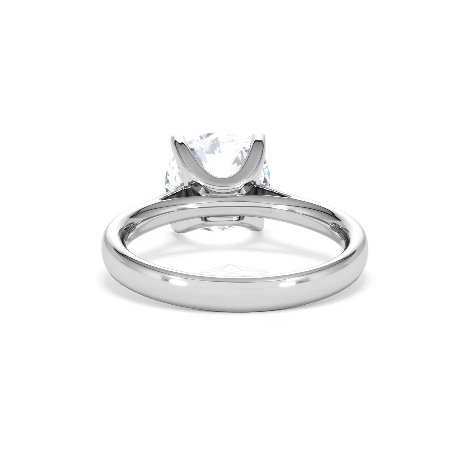Grace 3.00ct Lab Diamond Round Cut Engagement Ring in 18K White Gold G/VS1 - Image 50