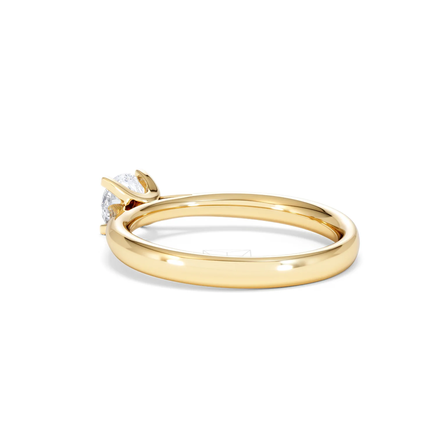 Half Carat Diamond Engagement Ring Grace Lab F/VS1 18K Gold - Image 58