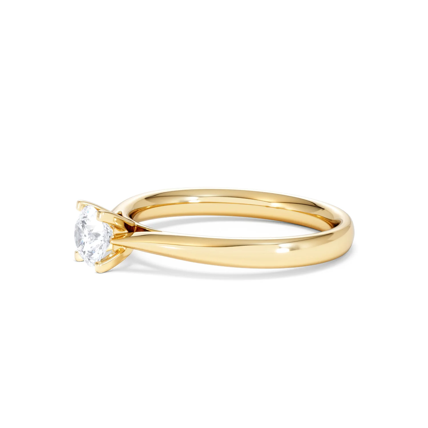 Half Carat Diamond Engagement Ring Grace Lab F/VS1 18K Gold - Image 74