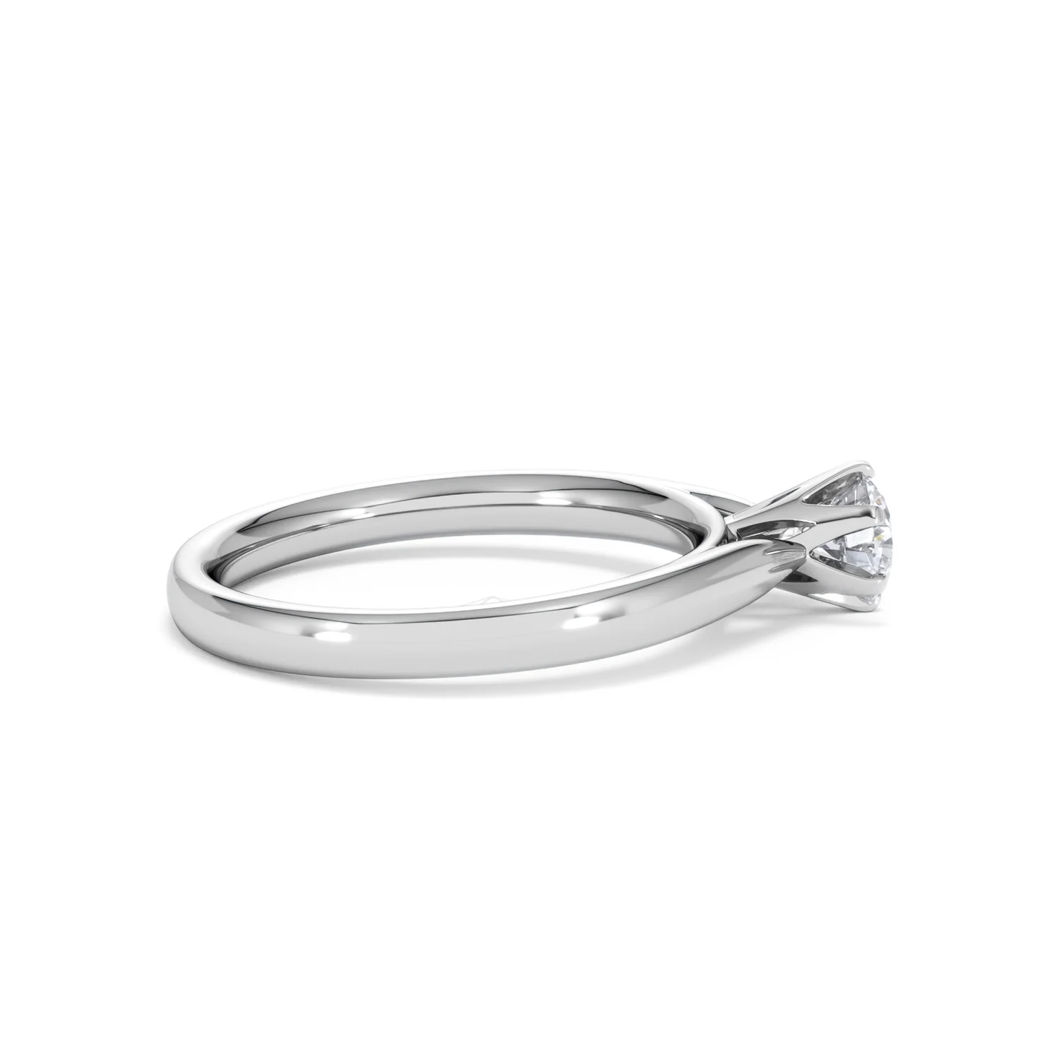 Half Carat Diamond Engagement Ring High Chloe Lab F/VS1 18K White Gold - Image 29
