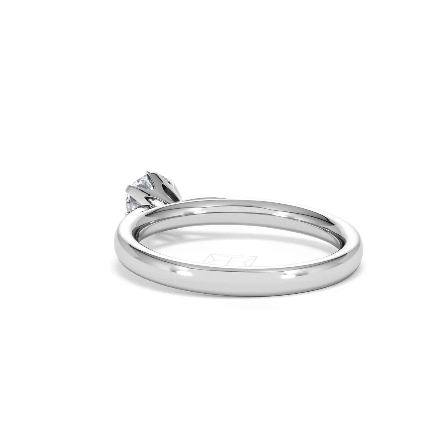 Half Carat Diamond Engagement Ring High Chloe Lab F/VS1 18K White Gold - Image 55