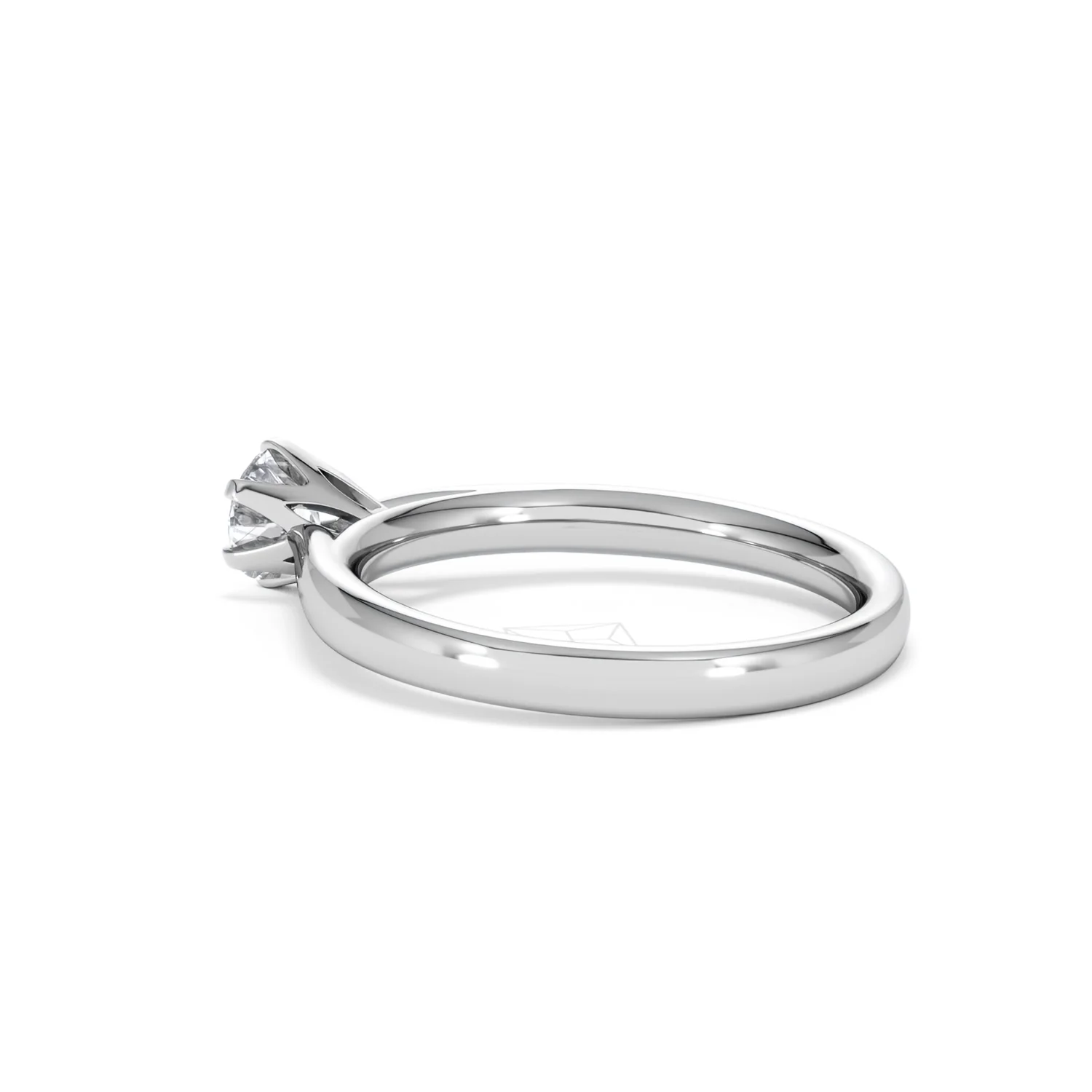Half Carat Diamond Engagement Ring High Chloe Lab F/VS1 18K White Gold - Image 60