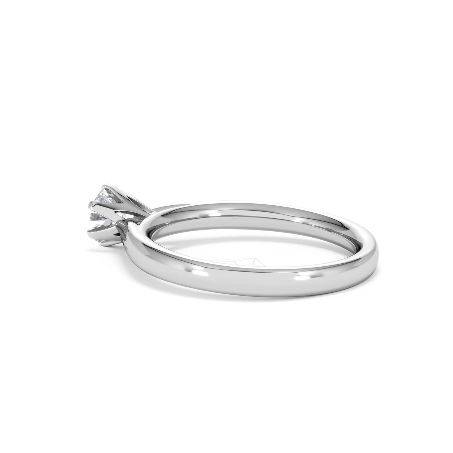 Half Carat Diamond Engagement Ring High Chloe Lab F/VS1 18K White Gold - Image 61