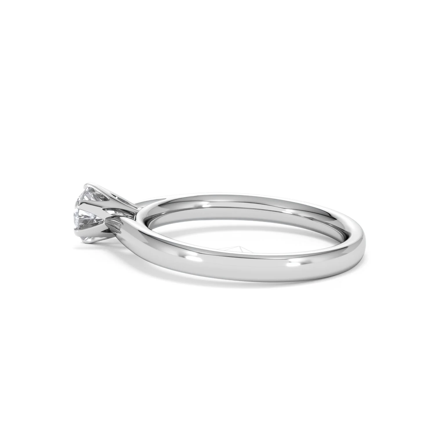 Half Carat Diamond Engagement Ring High Chloe Lab F/VS1 18K White Gold - Image 64