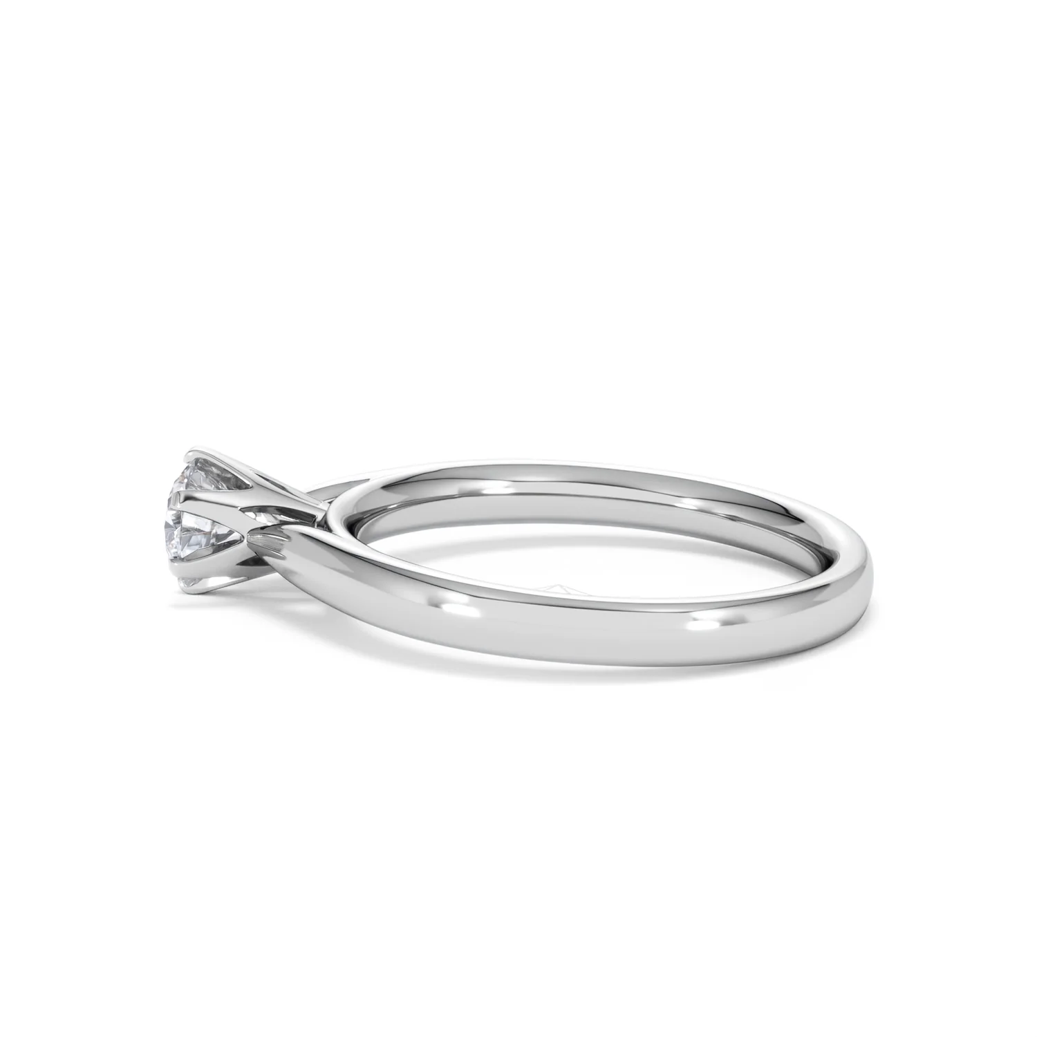Half Carat Diamond Engagement Ring High Chloe Lab F/VS1 18K White Gold - Image 66