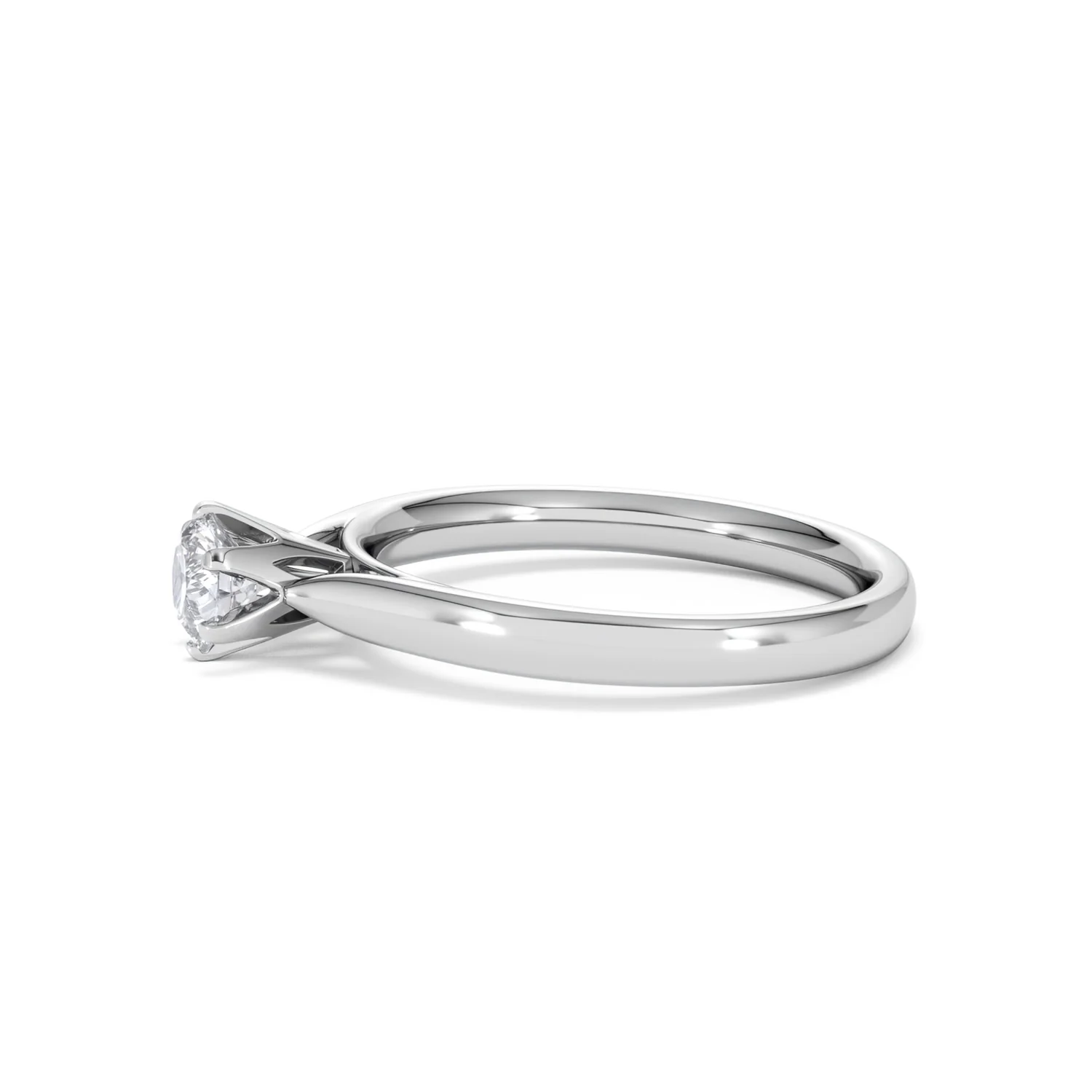 Half Carat Diamond Engagement Ring High Chloe Lab F/VS1 18K White Gold - Image 71