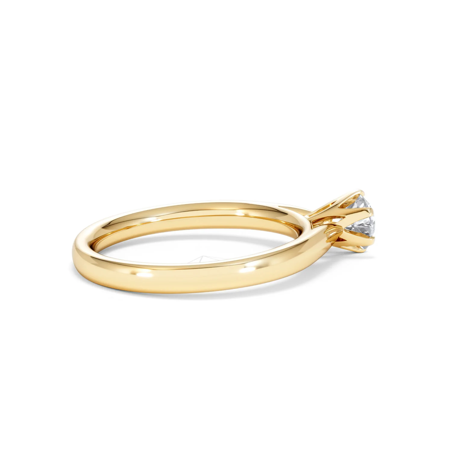 Half Carat Diamond Engagement Ring High Set Chloe Lab F/VS1 18K Gold - Image 32