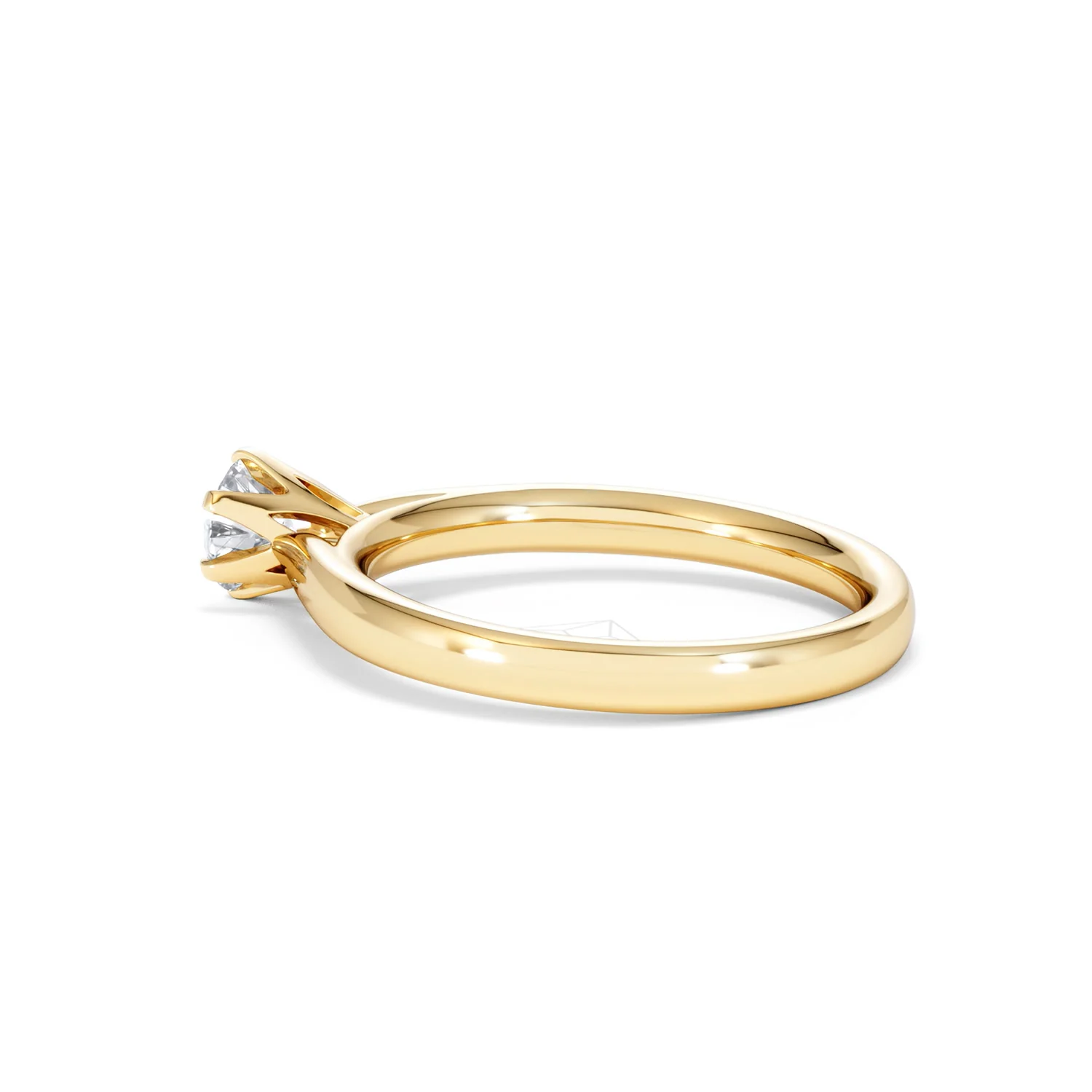 Half Carat Diamond Engagement Ring High Set Chloe Lab F/VS1 18K Gold - Image 62