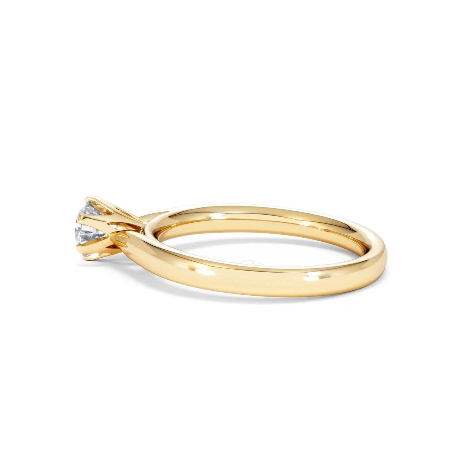 Half Carat Diamond Engagement Ring High Set Chloe Lab F/VS1 18K Gold - Image 65