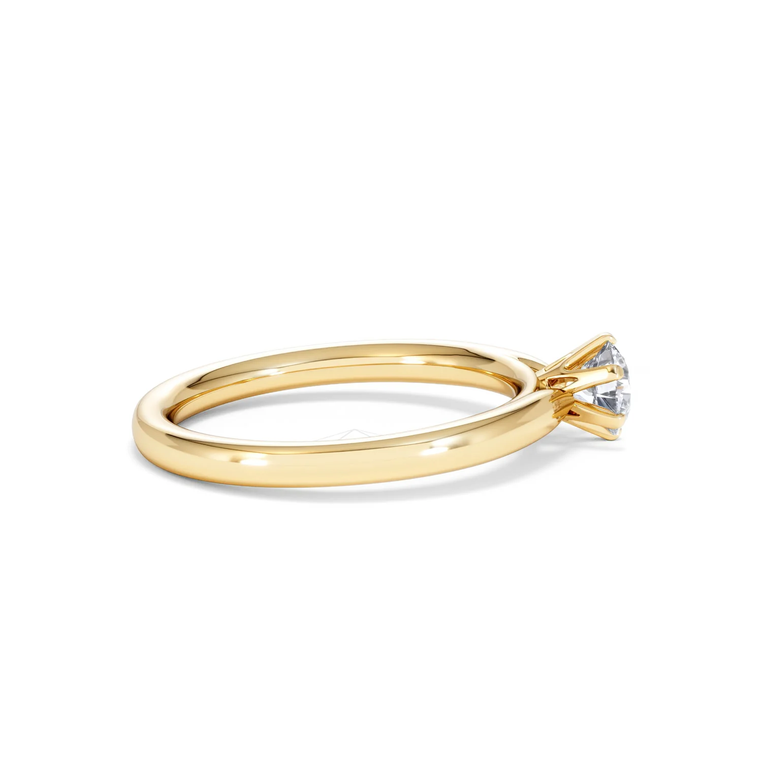 Half Carat Diamond Engagement Ring Low Chloe Lab F/VS1 18K Gold - Image 29