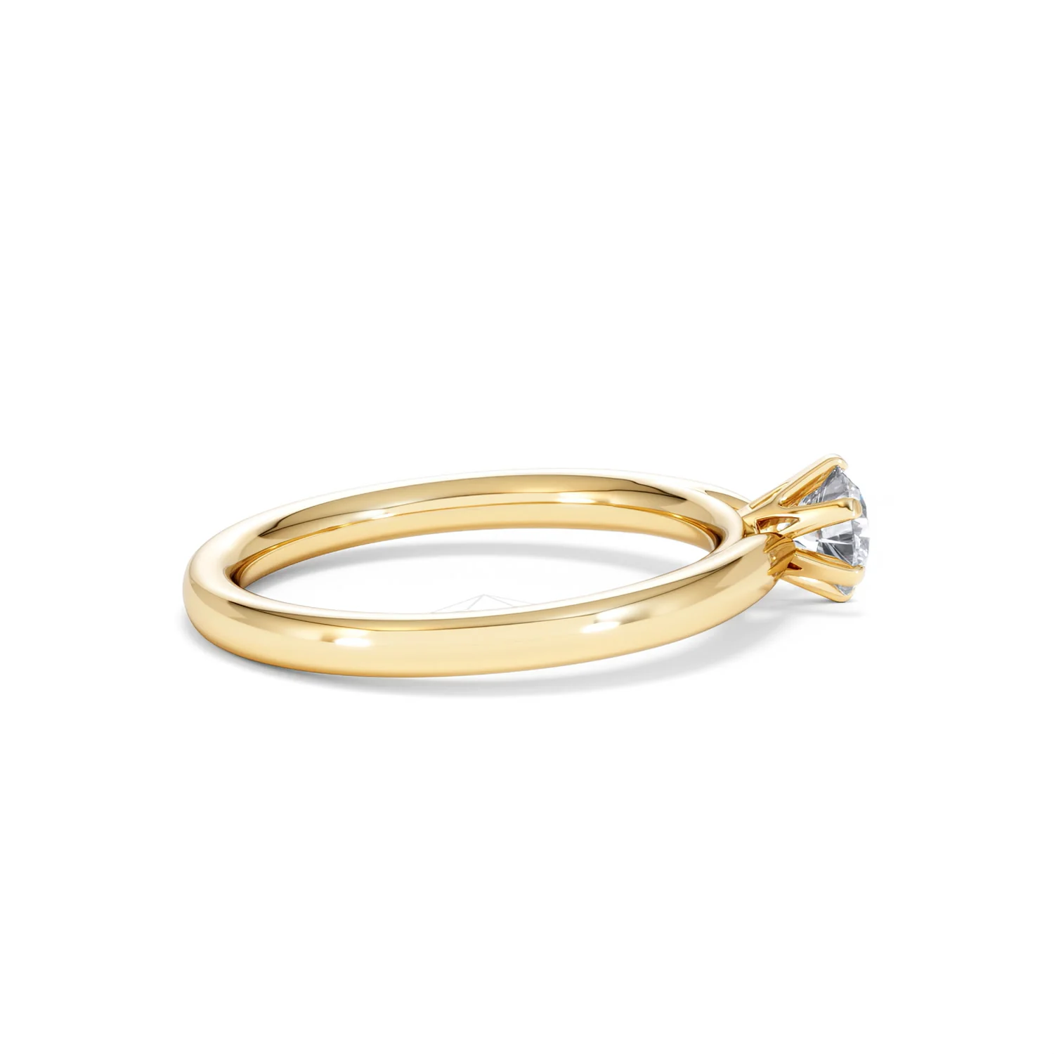 Half Carat Diamond Engagement Ring Low Chloe Lab F/VS1 18K Gold - Image 30