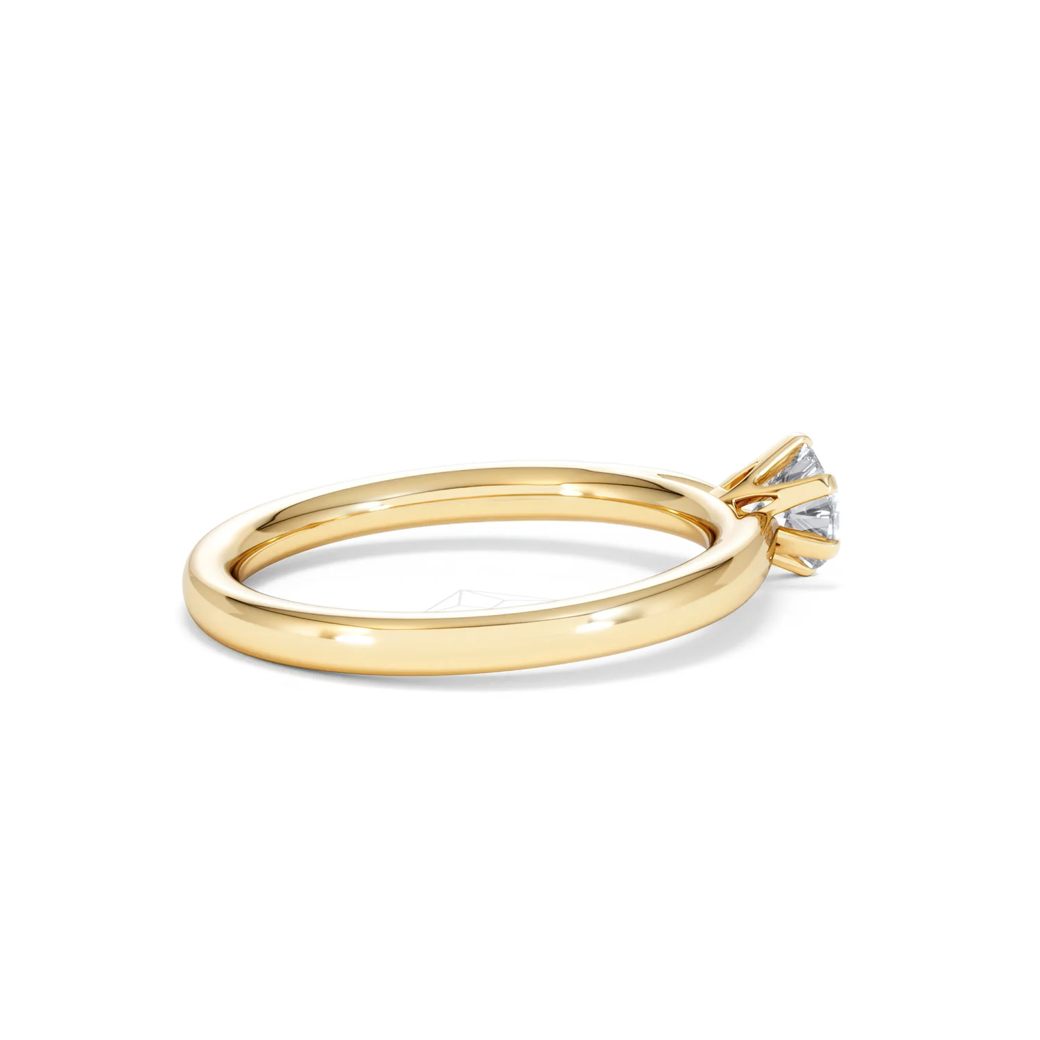 Half Carat Diamond Engagement Ring Low Chloe Lab F/VS1 18K Gold - Image 33
