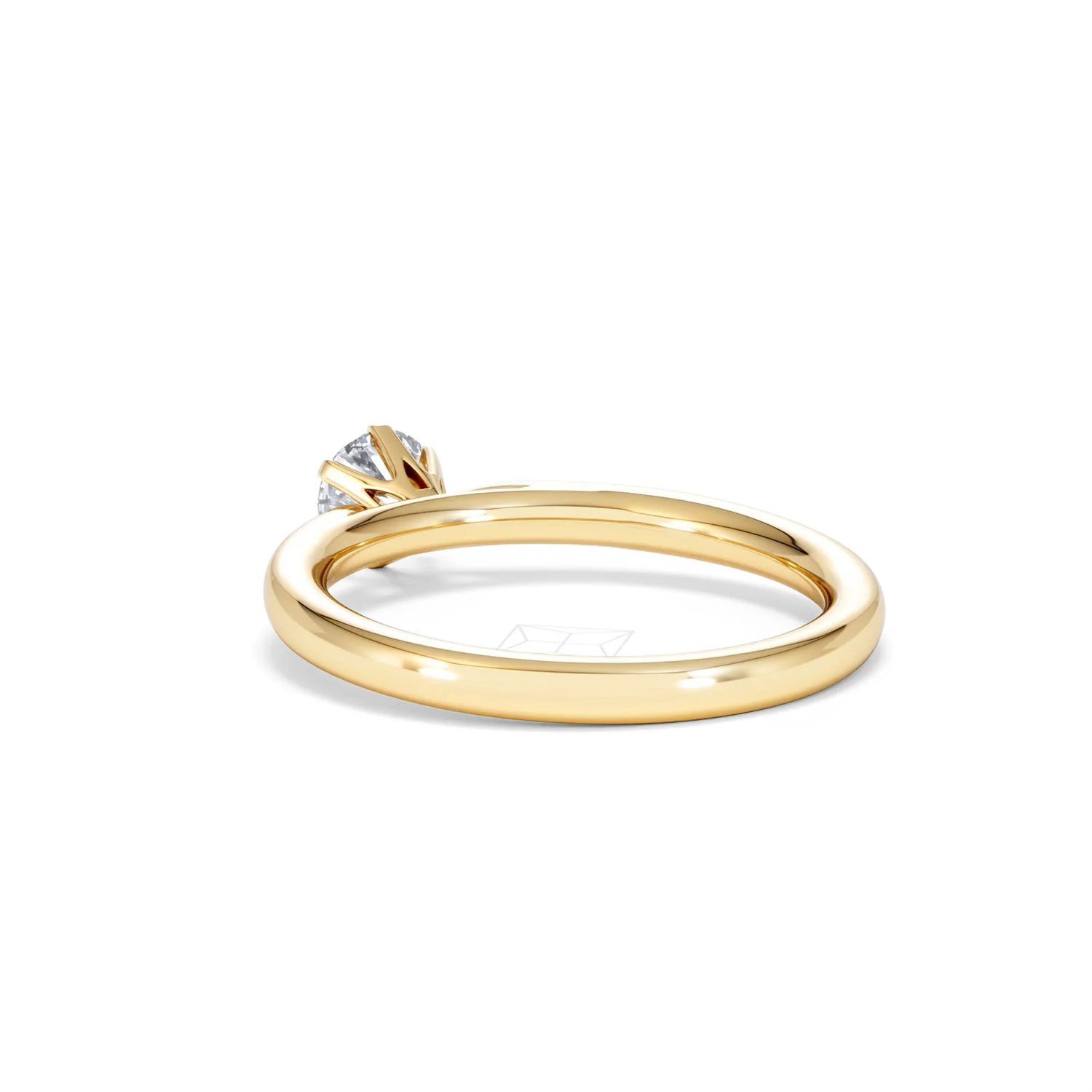 Half Carat Diamond Engagement Ring Low Chloe Lab F/VS1 18K Gold - Image 55