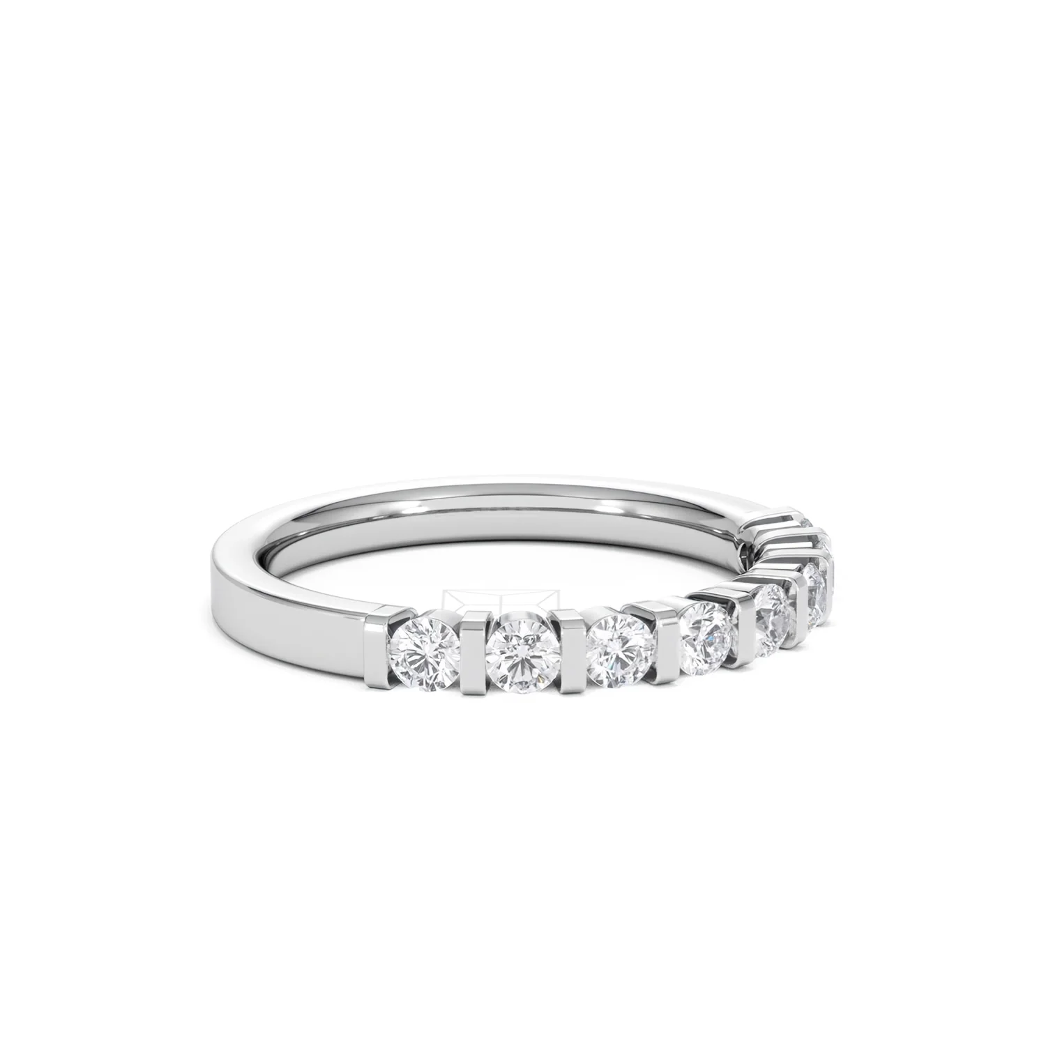 HANNAH 18K White Gold Diamond ETERNITY RING 0.50CT H/SI - Image 18