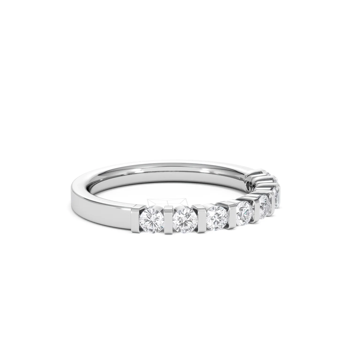 HANNAH 18K White Gold Diamond ETERNITY RING 0.50CT H/SI - Image 19