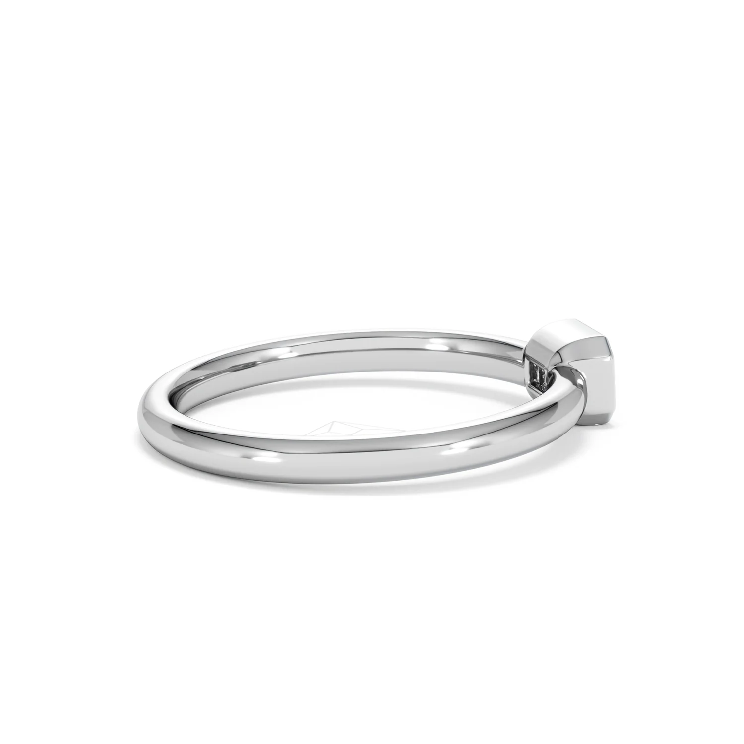 Horizon Emerald Cut Lab Diamond Solitaire Ring 0.25ct H/SI in 925 Silver - Image 34
