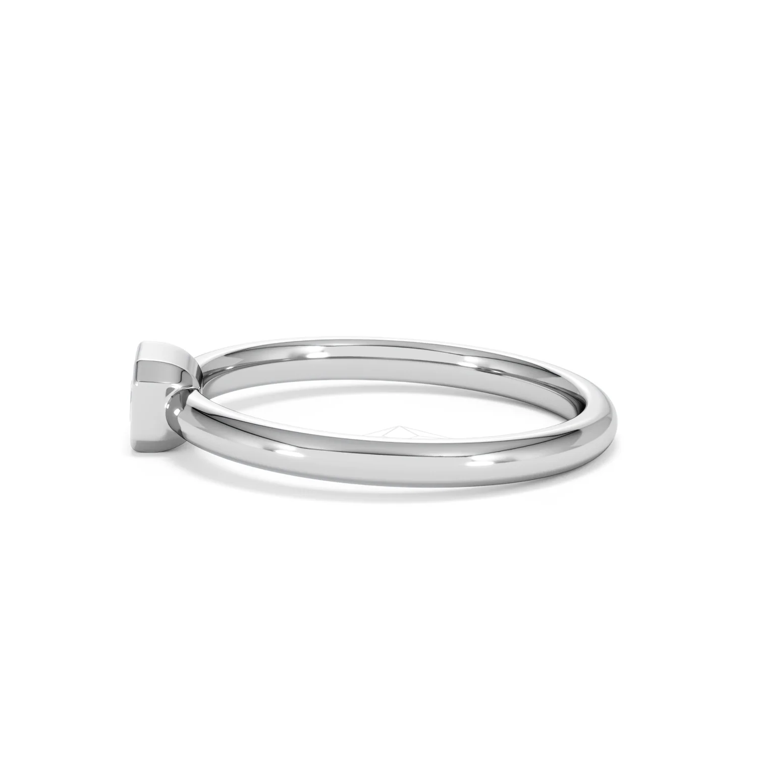 Horizon Emerald Cut Lab Diamond Solitaire Ring 0.25ct H/SI in 925 Silver - Image 70