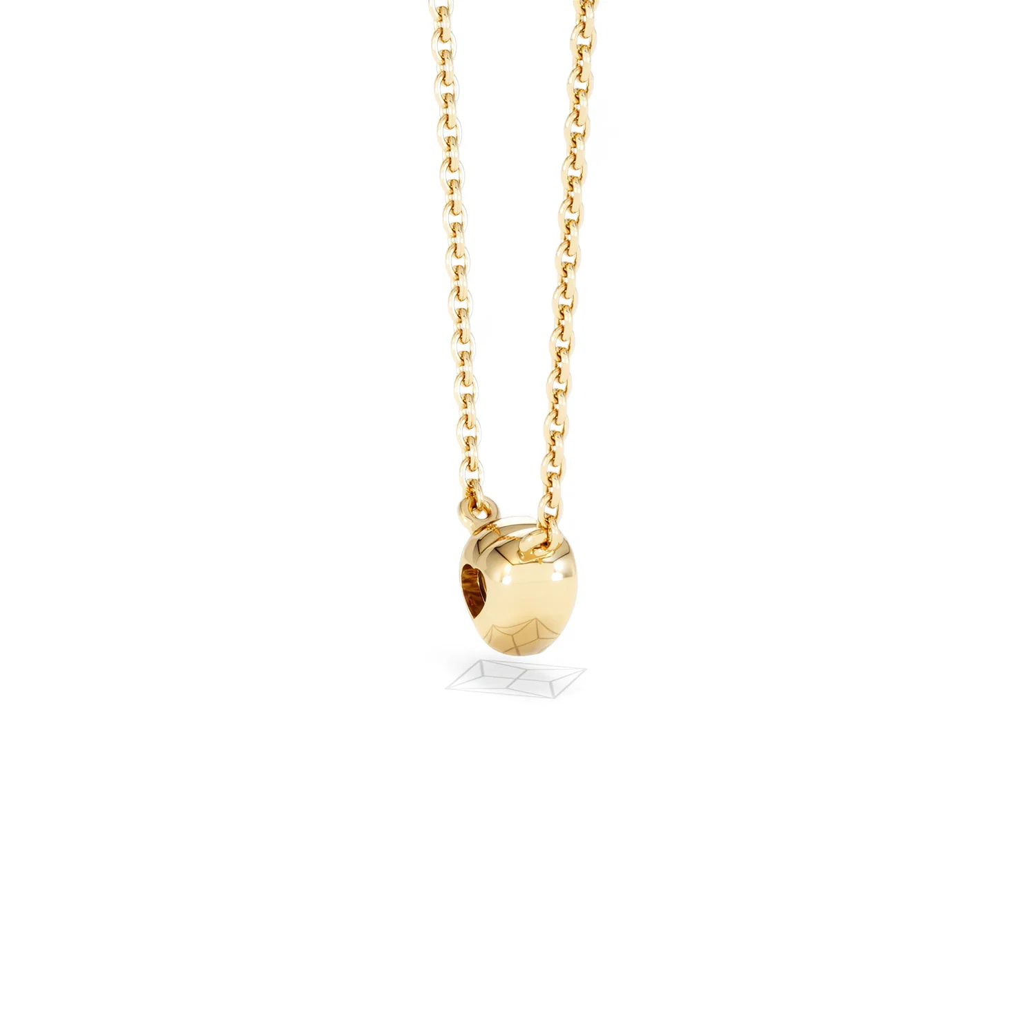 Horizon Heart Cut Lab Diamond Solitaire Necklace 0.25ct H/SI in 18k Gold Vermeil - Image 36