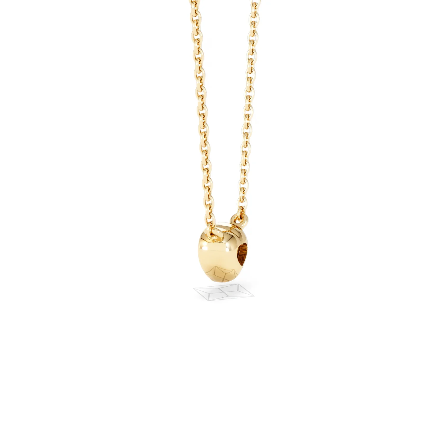 Horizon Heart Cut Lab Diamond Solitaire Necklace 0.25ct H/SI in 18k Gold Vermeil - Image 64