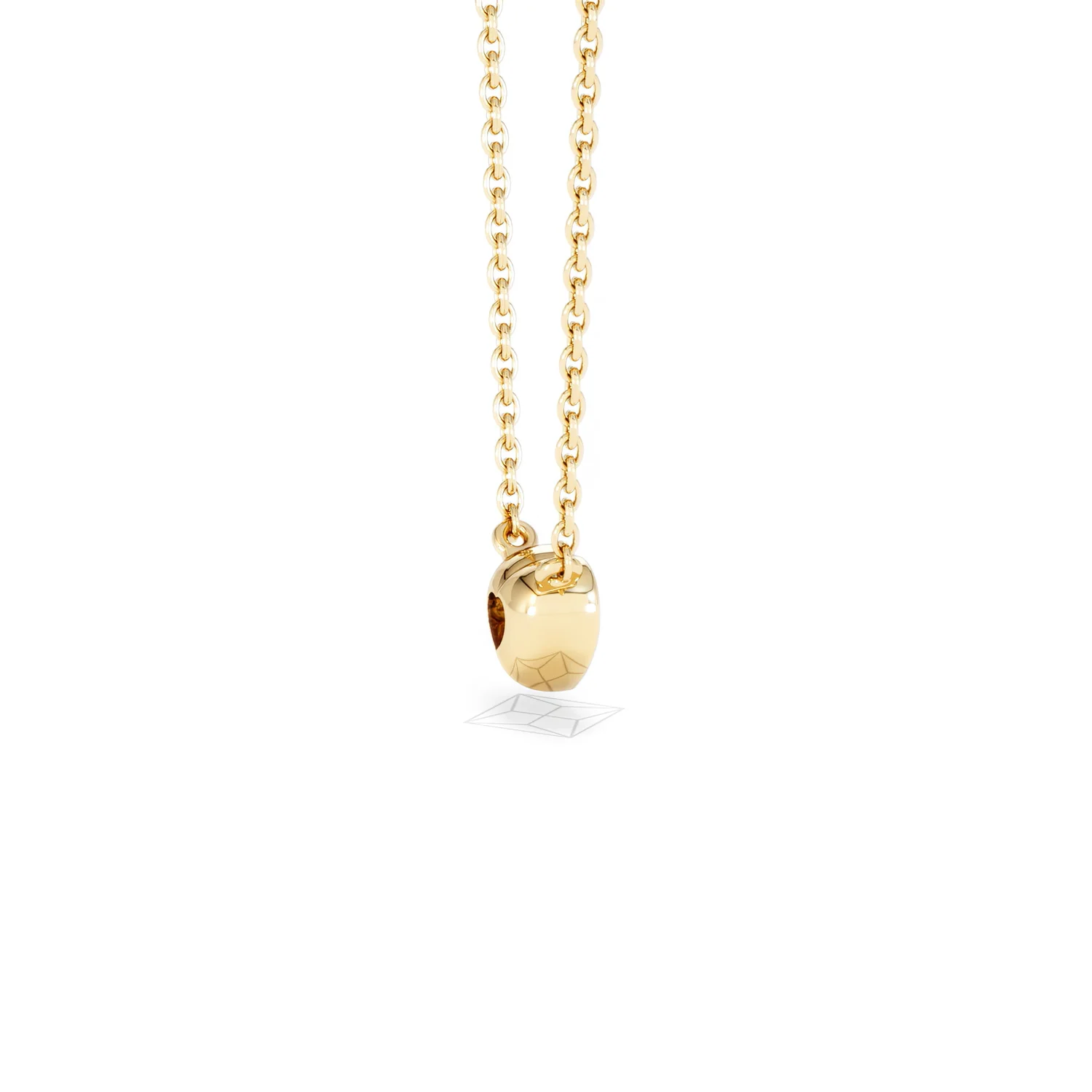 Horizon Heart Cut Lab Diamond Solitaire Necklace 0.25ct H/SI in 9K Gold - Image 34