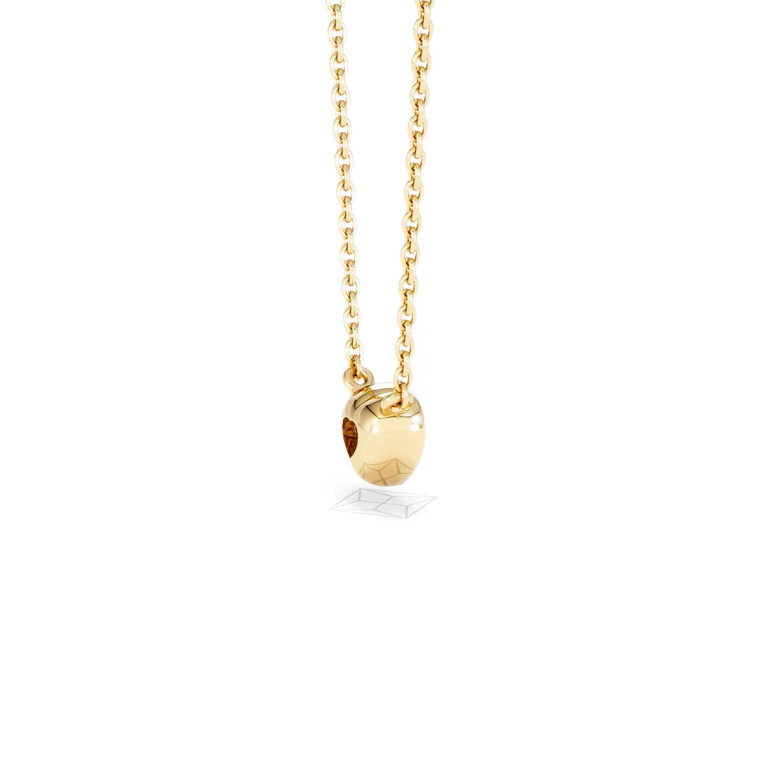 Horizon Heart Cut Lab Diamond Solitaire Necklace 0.25ct H/SI in 9K Gold - Image 35