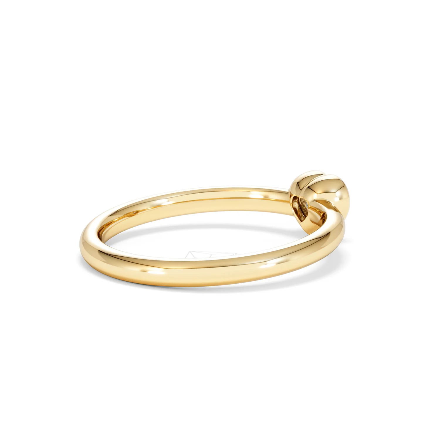 Horizon Heart Cut Lab Diamond Solitaire Ring 0.25ct H/SI in 18k Gold Vermeil - Image 38