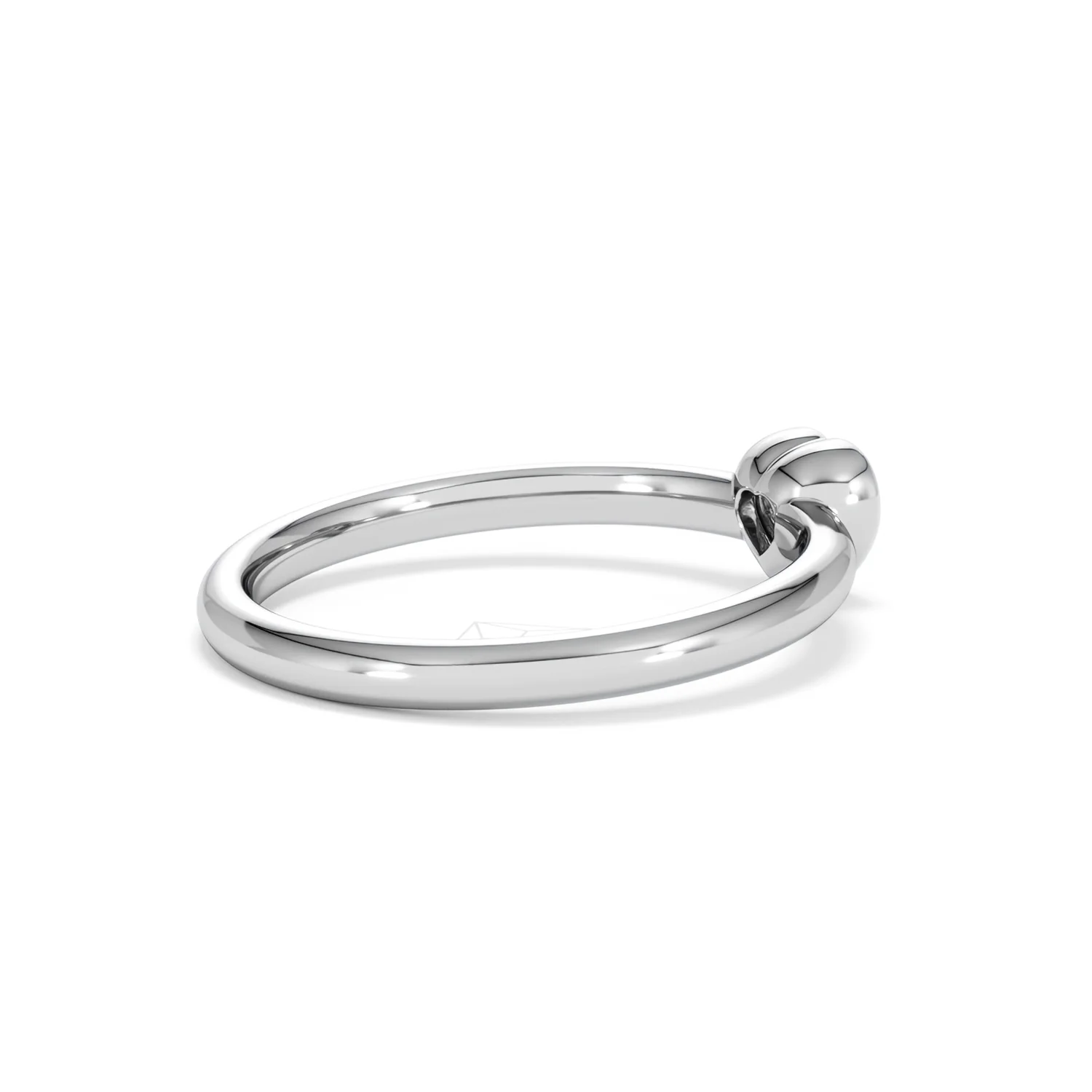 Horizon Heart Cut Lab Diamond Solitaire Ring 0.25ct H/SI in 925 Silver - Image 37