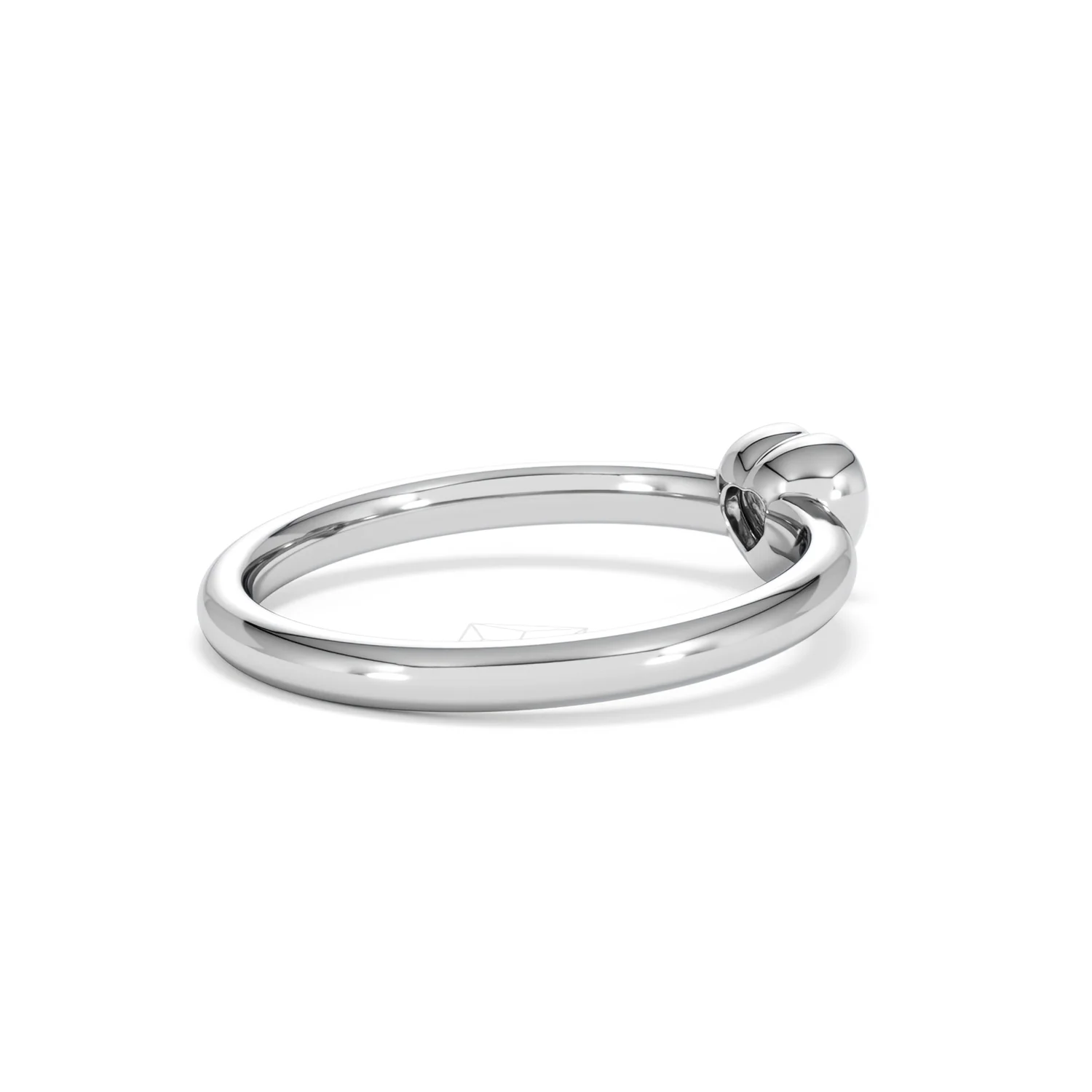 Horizon Heart Cut Lab Diamond Solitaire Ring 0.25ct H/SI in 925 Silver - Image 38