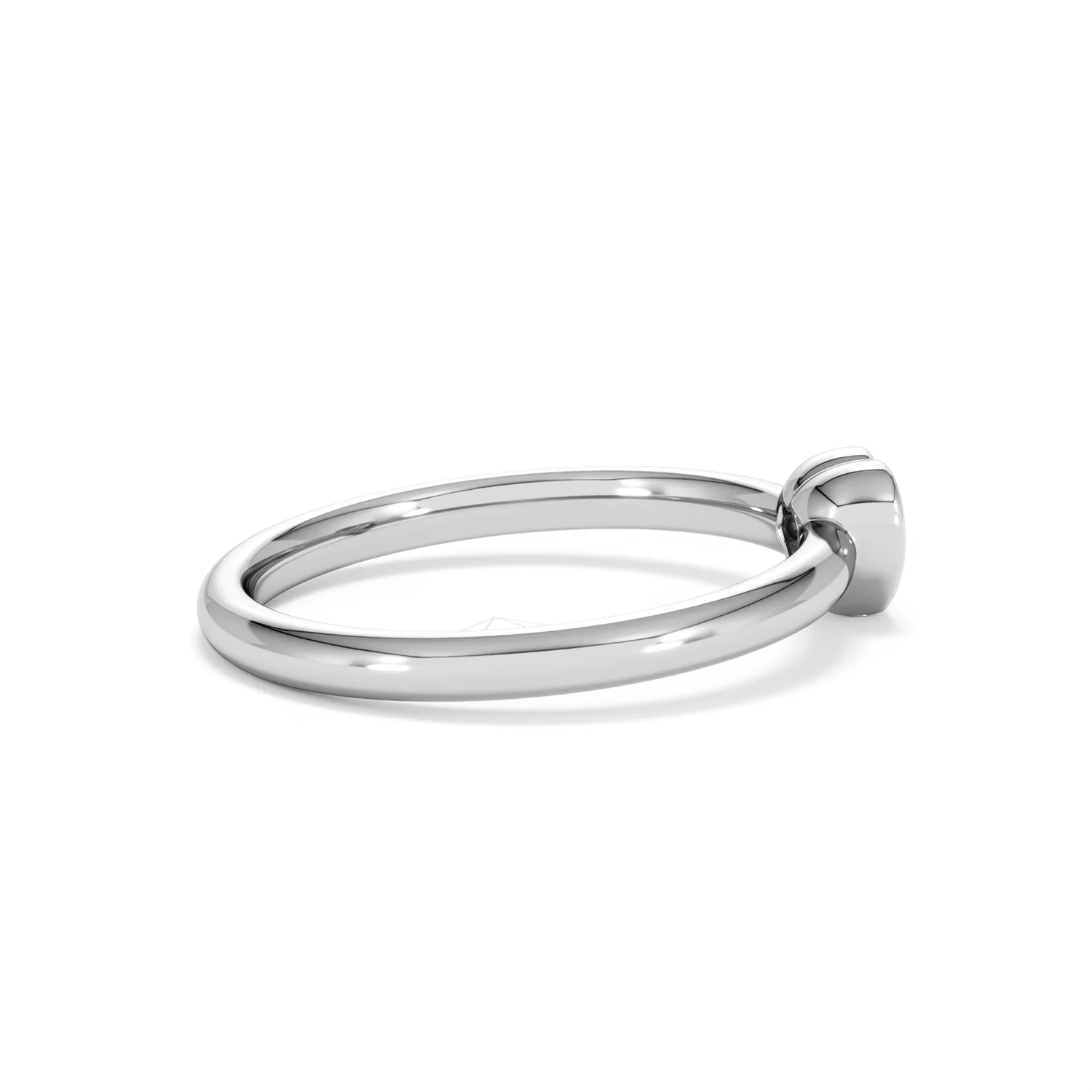 Horizon Heart Cut Lab Diamond Solitaire Ring 0.25ct H/SI in 9K White Gold - Image 33