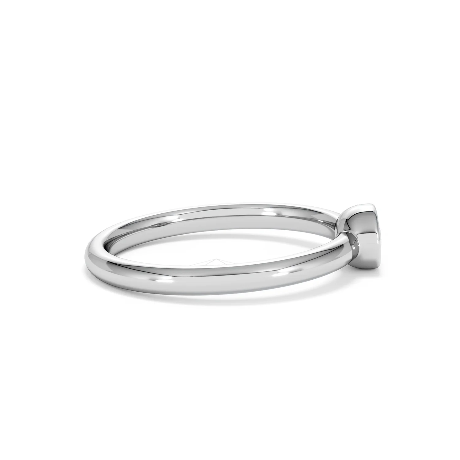 Horizon Oval Cut Lab Diamond Solitaire Ring 0.25ct H/SI in 925 Silver - Image 30