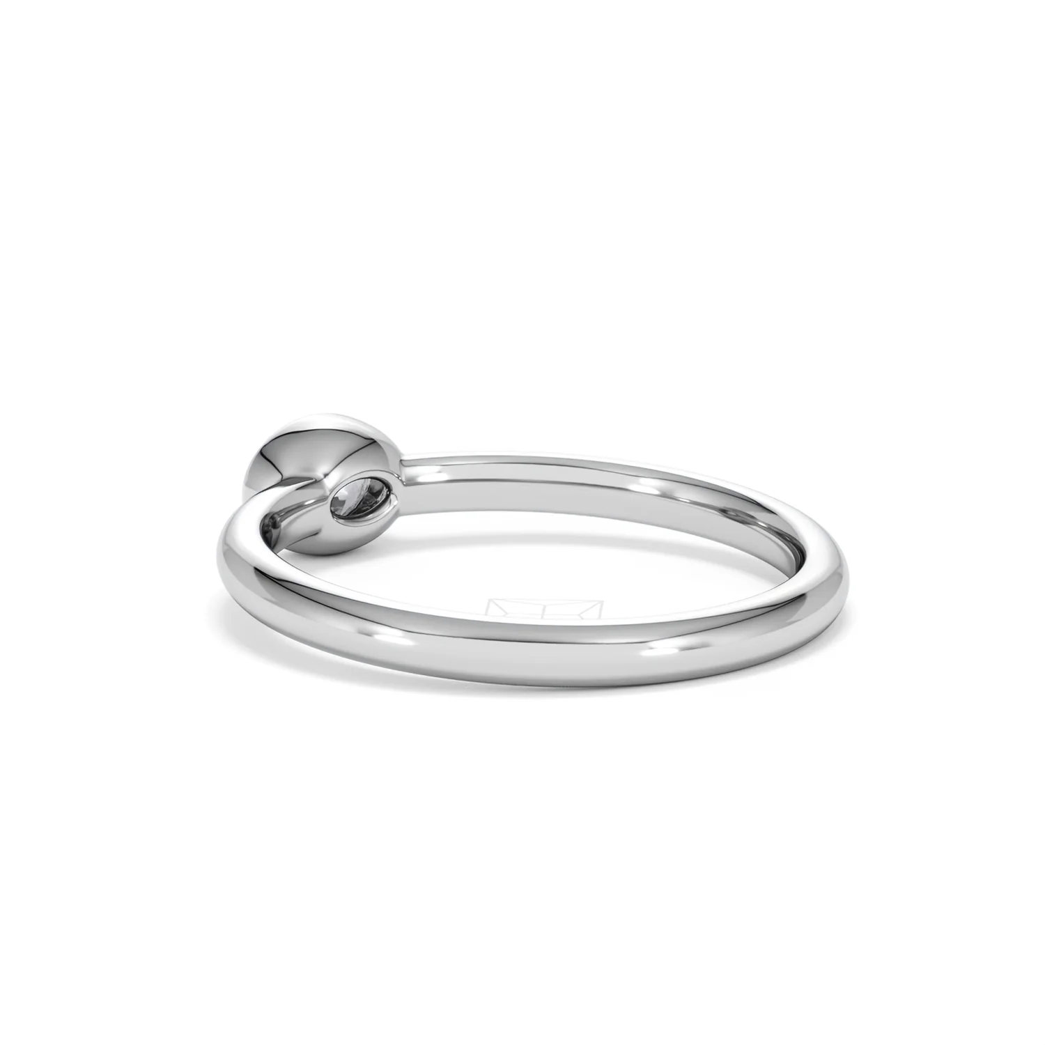 Horizon Oval Cut Lab Diamond Solitaire Ring 0.25ct H/SI in 925 Silver - Image 59