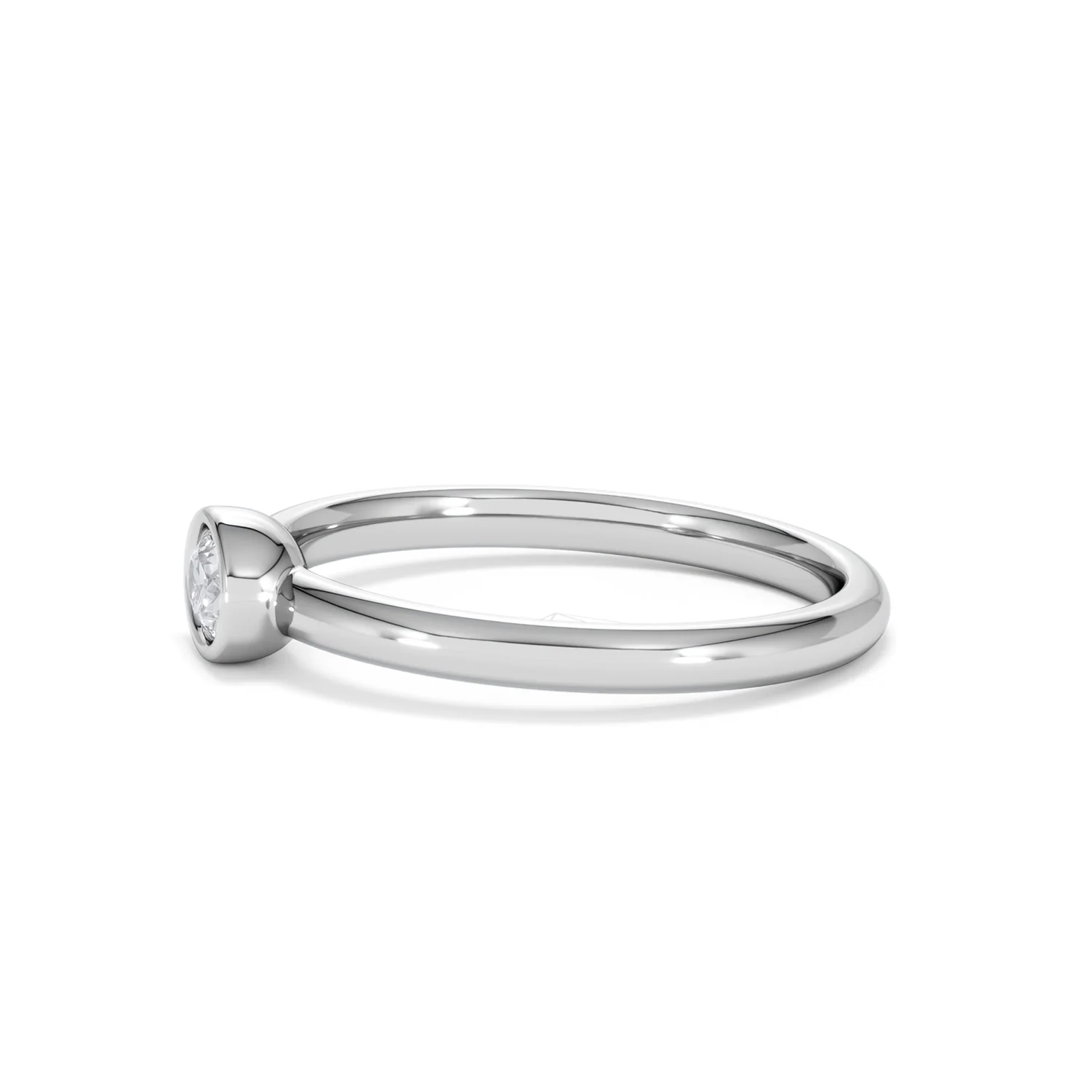 Horizon Oval Cut Lab Diamond Solitaire Ring 0.25ct H/SI in 925 Silver - Image 73