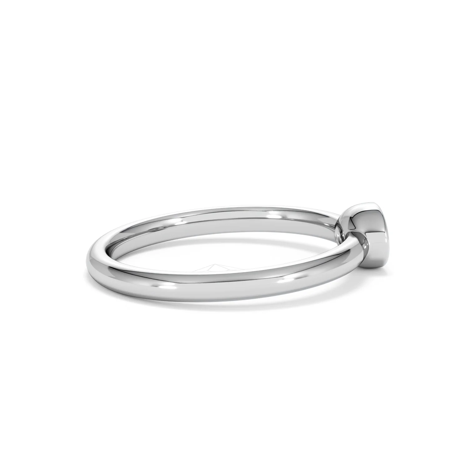 Horizon Oval Cut Lab Diamond Solitaire Ring 0.25ct H/SI in 9K White Gold - Image 32