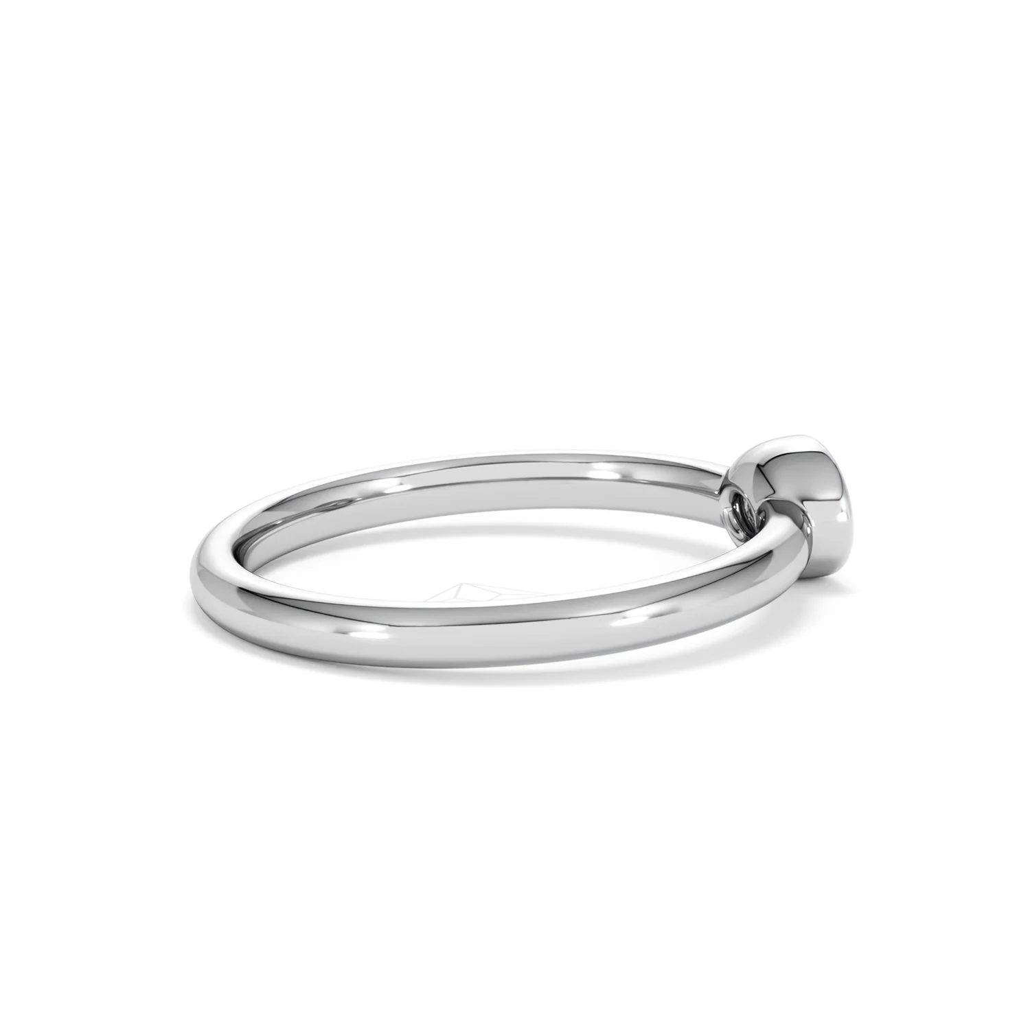 Horizon Oval Cut Lab Diamond Solitaire Ring 0.25ct H/SI in 9K White Gold - Image 34
