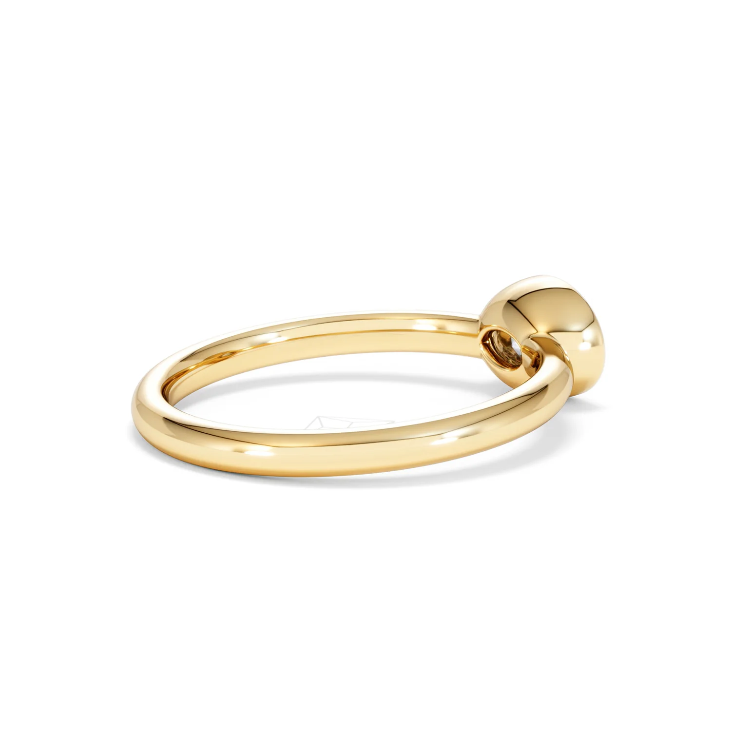 Horizon Oval Cut Lab Diamond Solitaire Ring 0.50ct H/SI in 9K Gold - Image 37