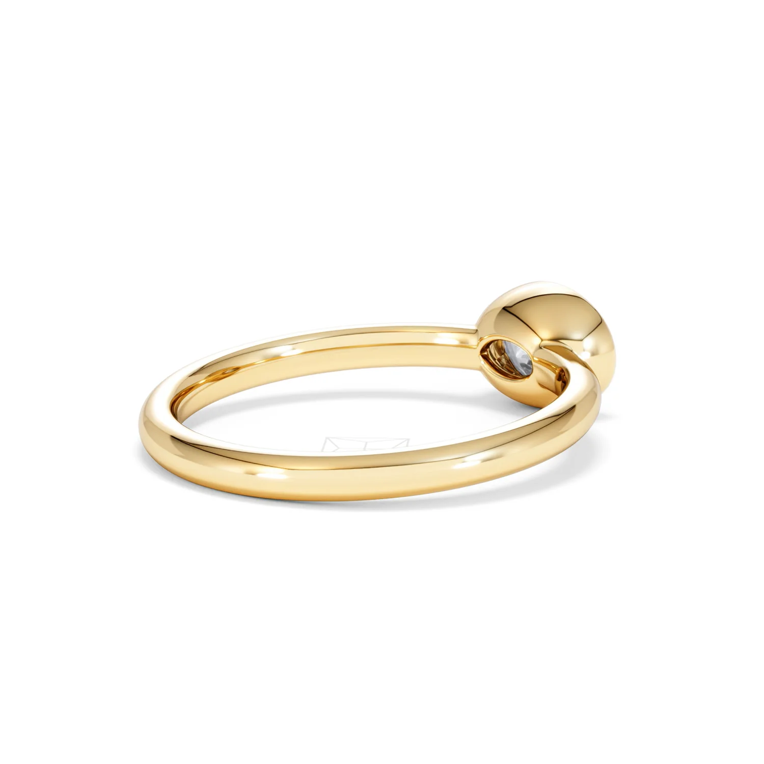 Horizon Oval Cut Lab Diamond Solitaire Ring 0.50ct H/SI in 9K Gold - Image 39