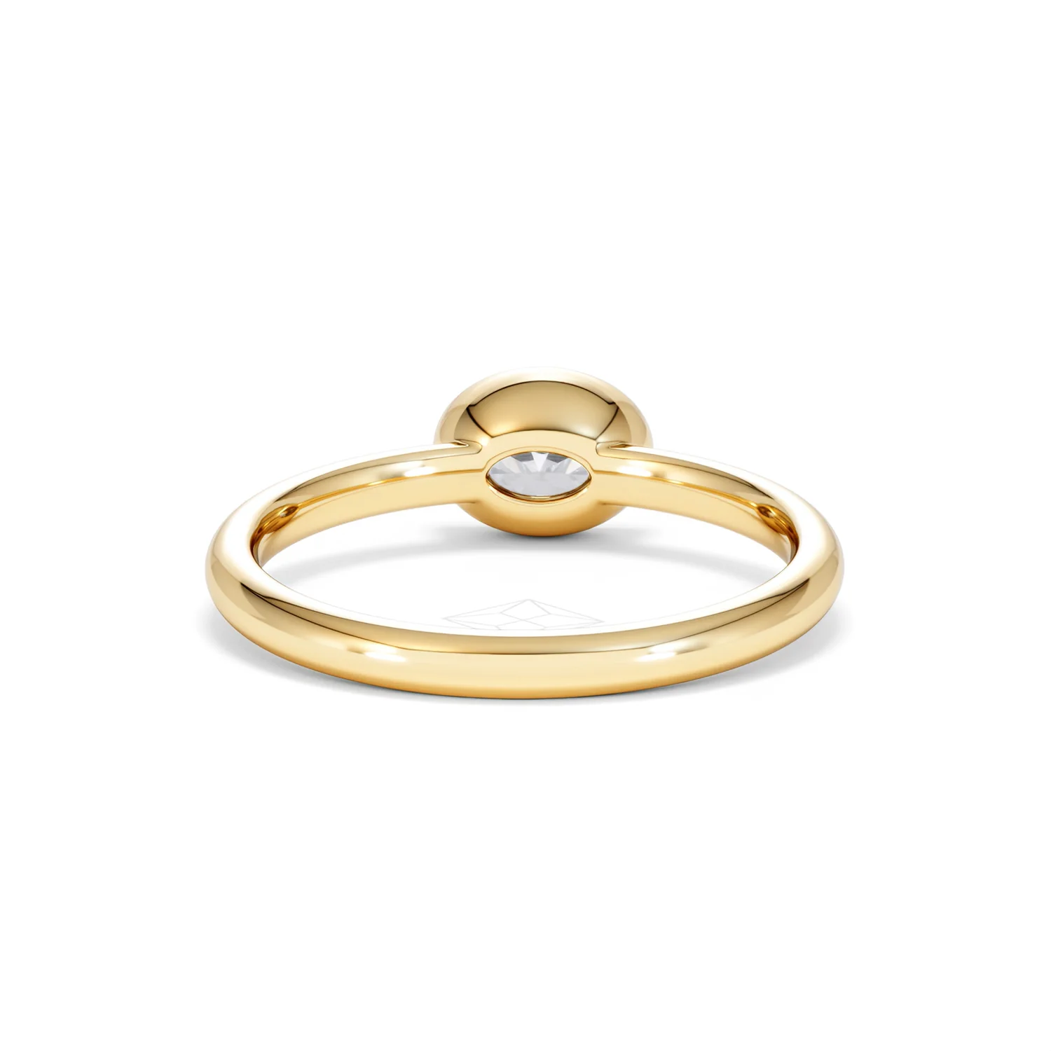 Horizon Oval Cut Lab Diamond Solitaire Ring 0.50ct H/SI in 9K Gold - Image 49