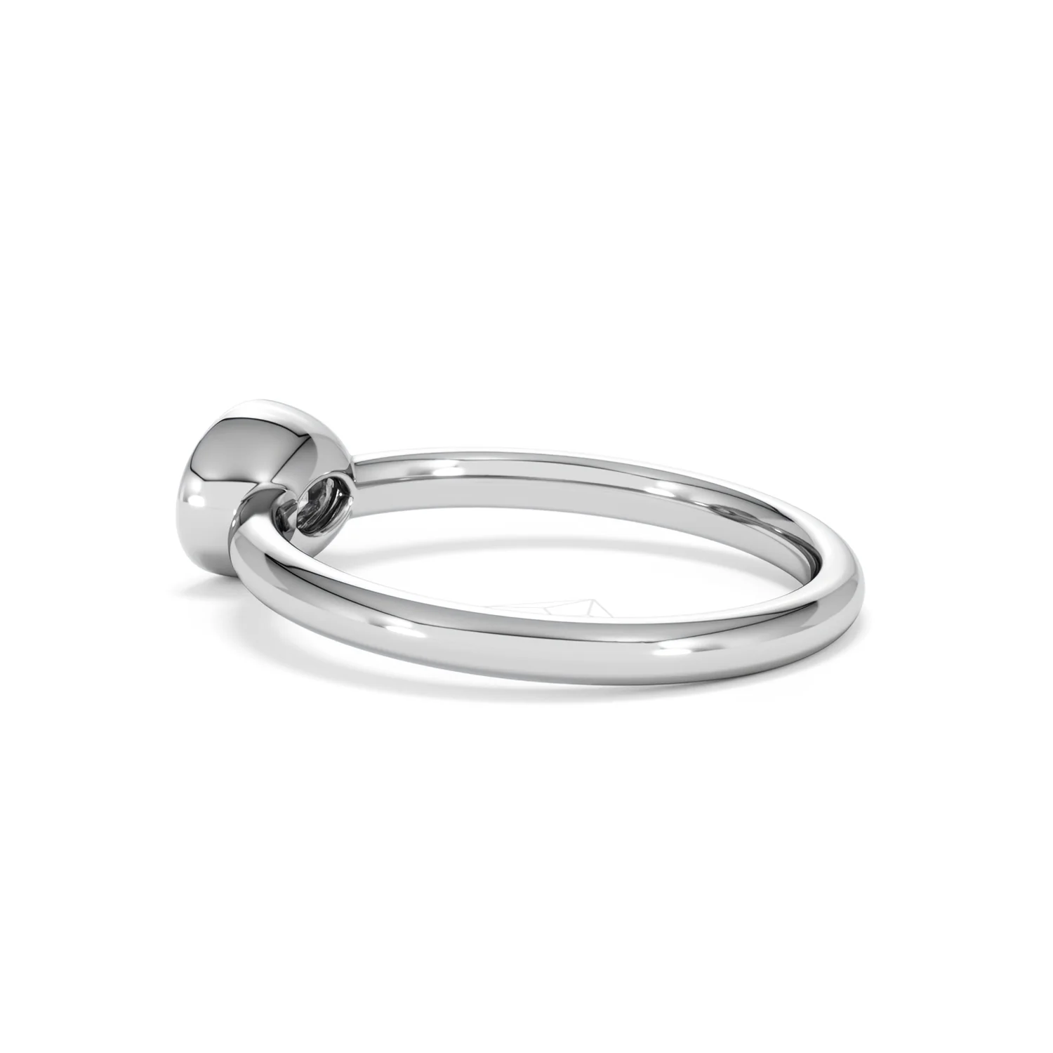 Horizon Oval Cut Lab Diamond Solitaire Ring 0.50ct H/SI in 9K White Gold - Image 63