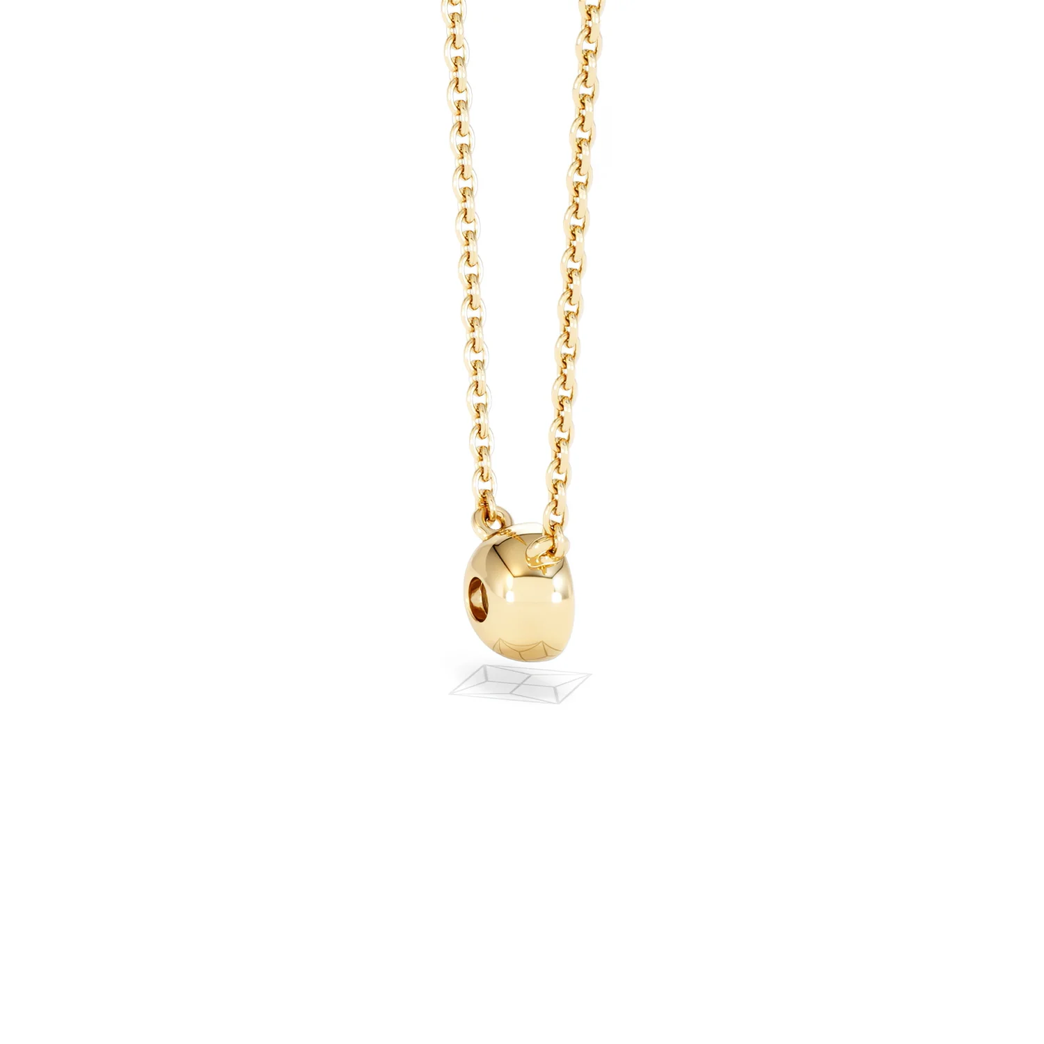 Horizon Round Cut Lab Diamond Solitaire Necklace 0.25ct H/SI in 18k Gold Vermeil - Image 36