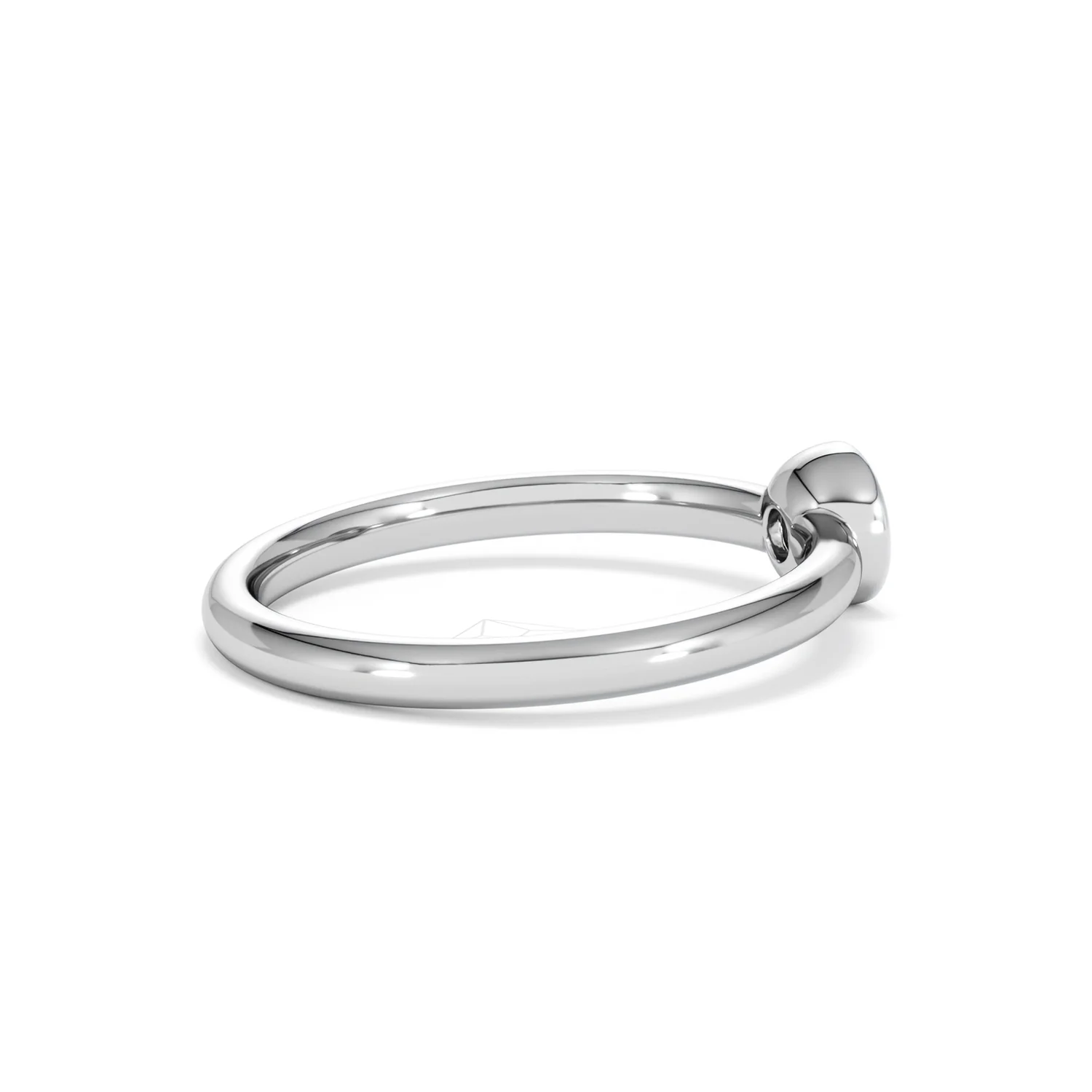 Horizon Round Cut Lab Diamond Solitaire Ring 0.25ct H/SI in 925 Silver - Image 35