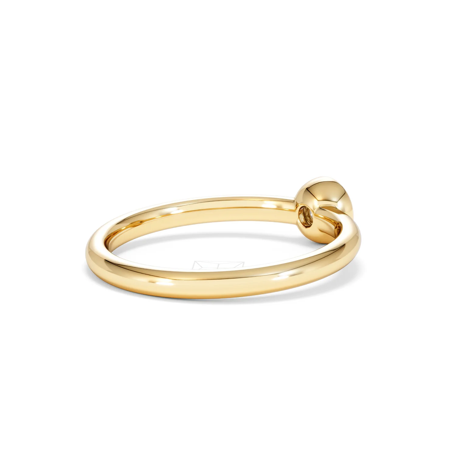 Horizon Round Cut Lab Diamond Solitaire Ring 0.25ct H/SI in 9K Gold - Image 39