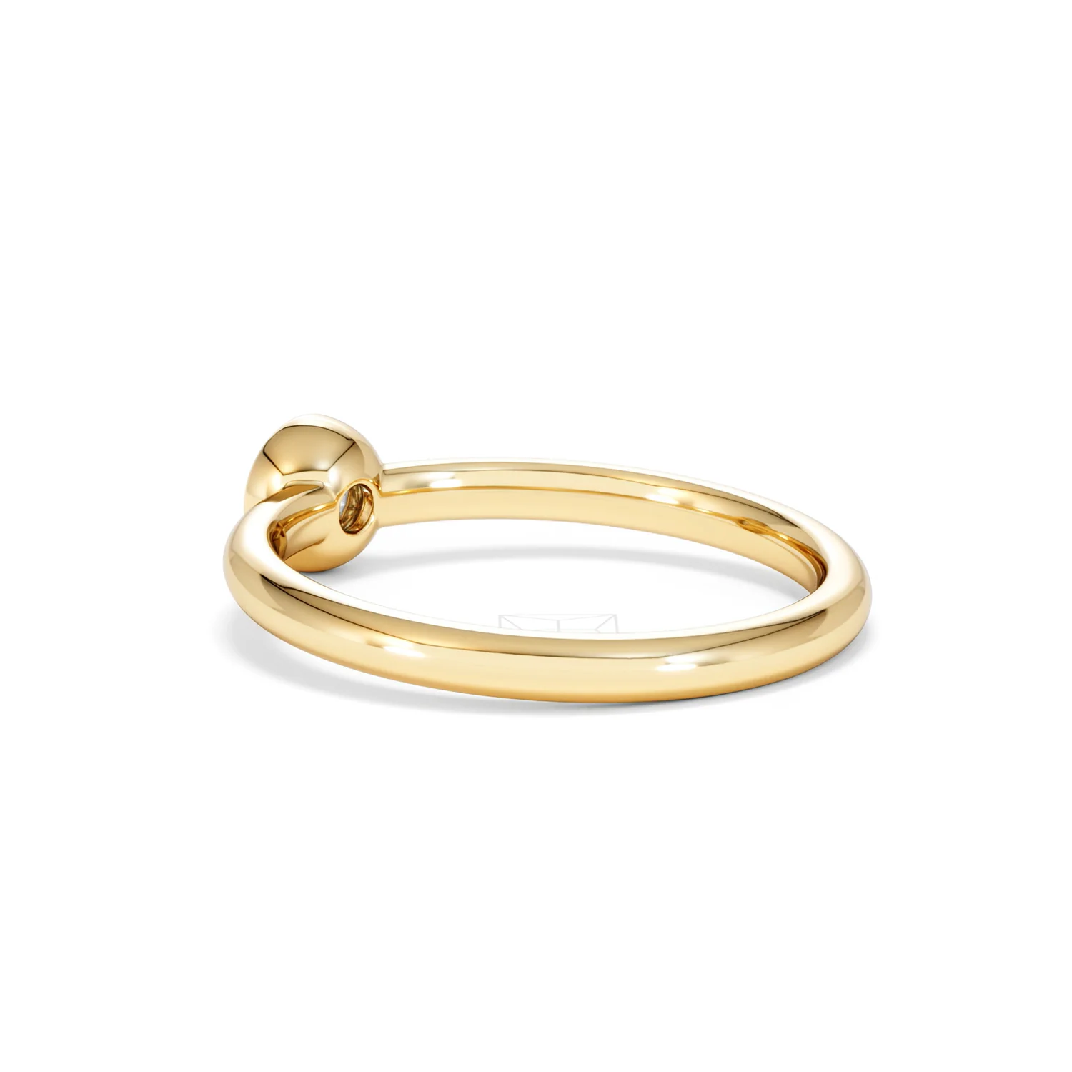 Horizon Round Cut Lab Diamond Solitaire Ring 0.25ct H/SI in 9K Gold - Image 60