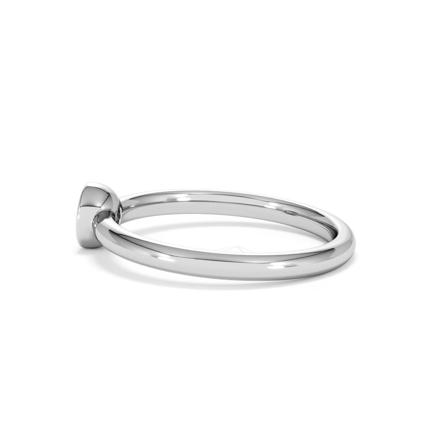 Horizon Round Cut Lab Diamond Solitaire Ring 0.25ct H/SI in 9K White Gold - Image 67