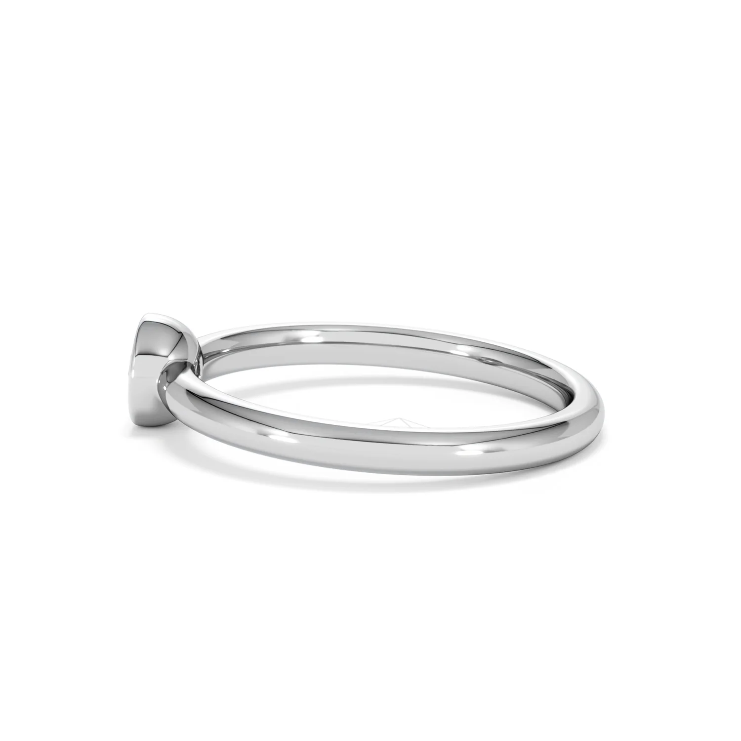 Horizon Round Cut Lab Diamond Solitaire Ring 0.25ct H/SI in 9K White Gold - Image 68