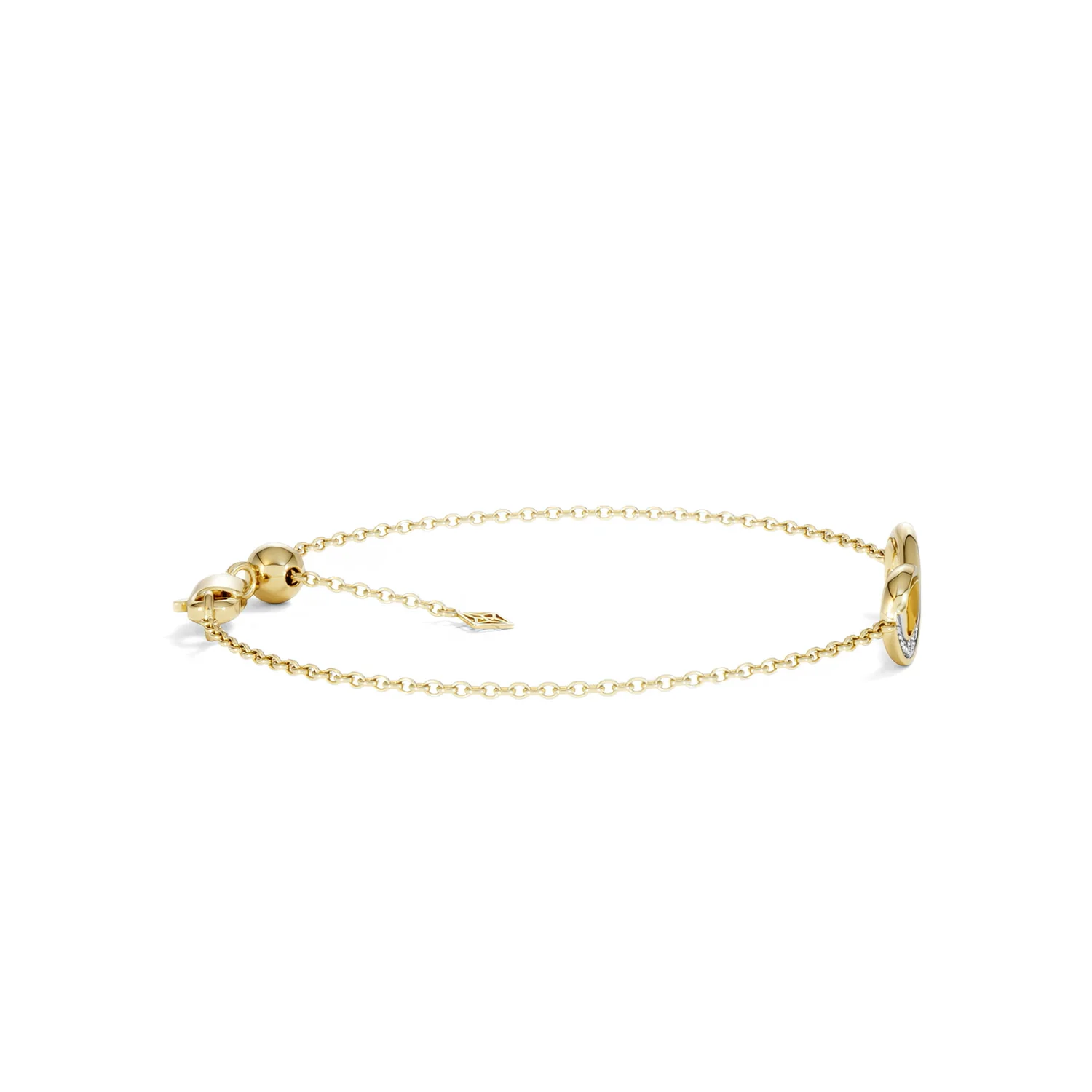 Infinity Love 0.08ct Lab Diamond Chain Bracelet in 18K Gold Vermeil - Image 27