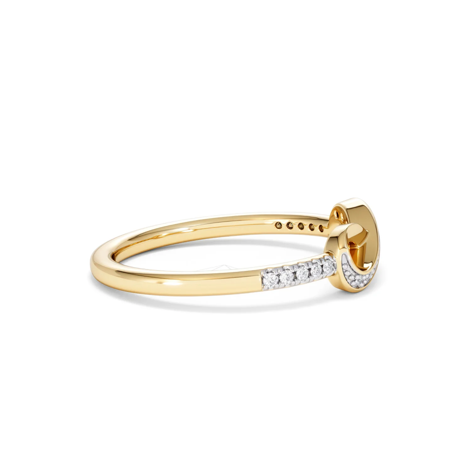 Infinity Love 0.13ct Lab Diamond Pavé Ring in 18K Gold Vermeil - Image 28