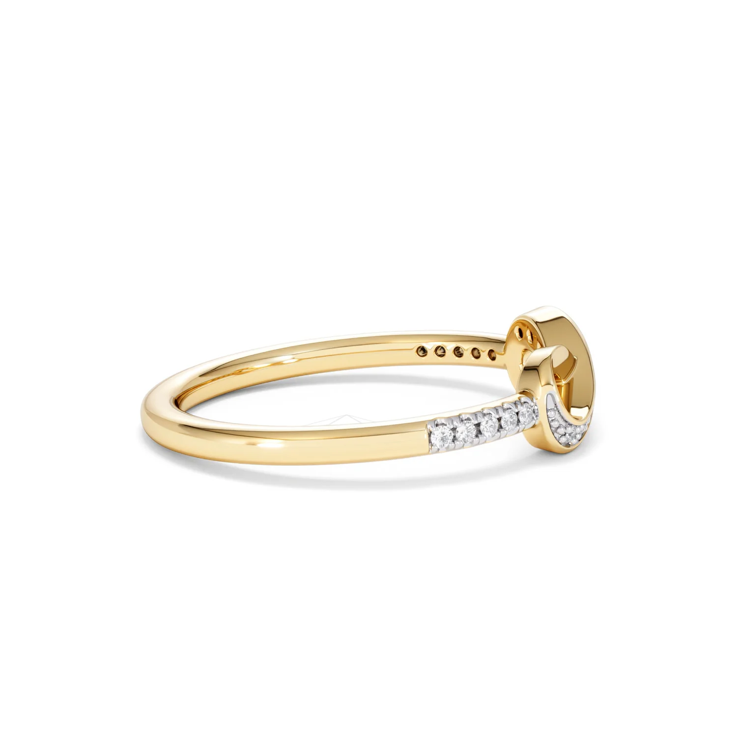 Infinity Love 0.13ct Lab Diamond Pavé Ring in 18K Gold Vermeil - Image 29
